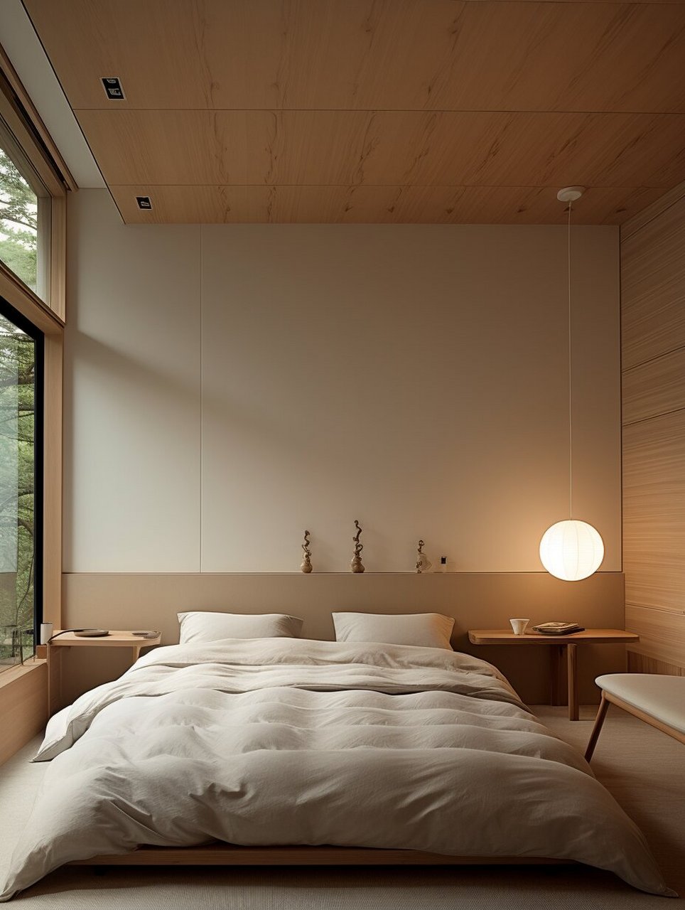 喜欢这套日式风卧室装修案例的小伙伴,不要吝啬你的一键三连