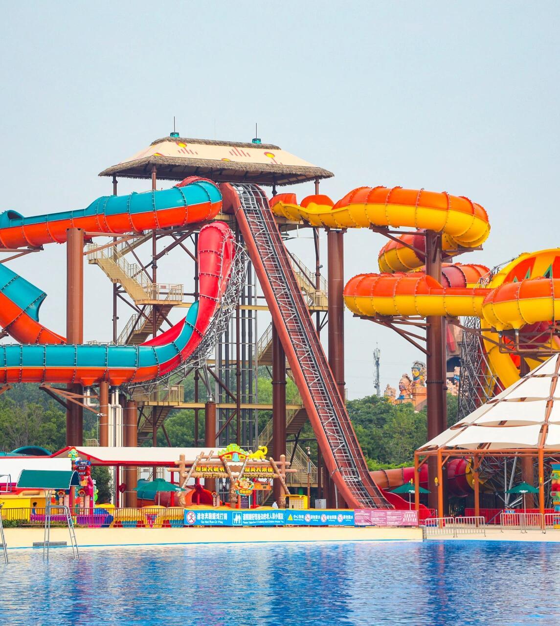 项目:一进门可以看到导览图,可以查看每个项目的位置 水上项目很多也