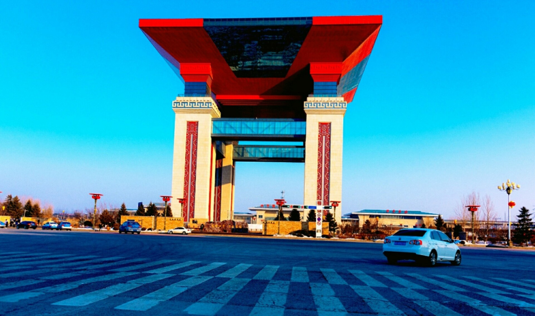 四平高铁东站的景色,也是四平打卡地方.