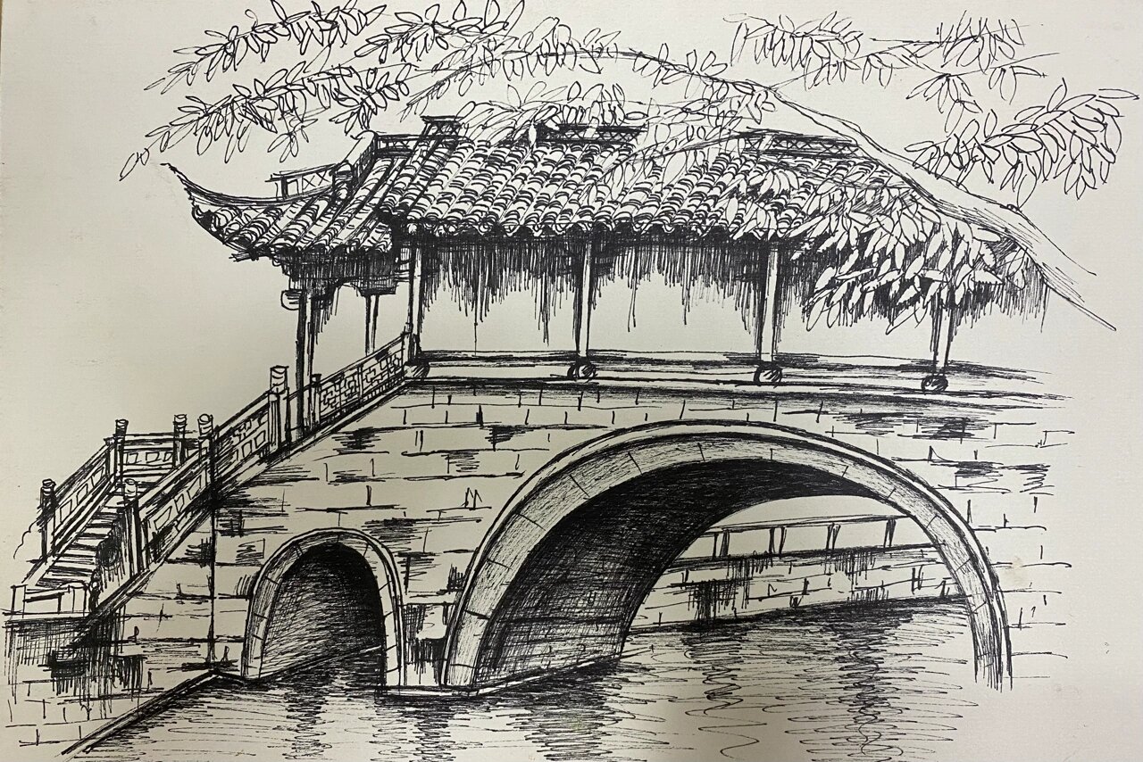 桥·亭速写
