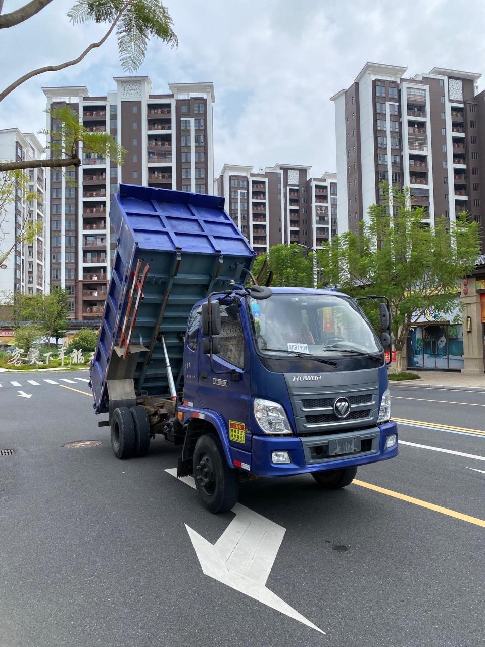 18年福田瑞沃e3蓝牌自卸车