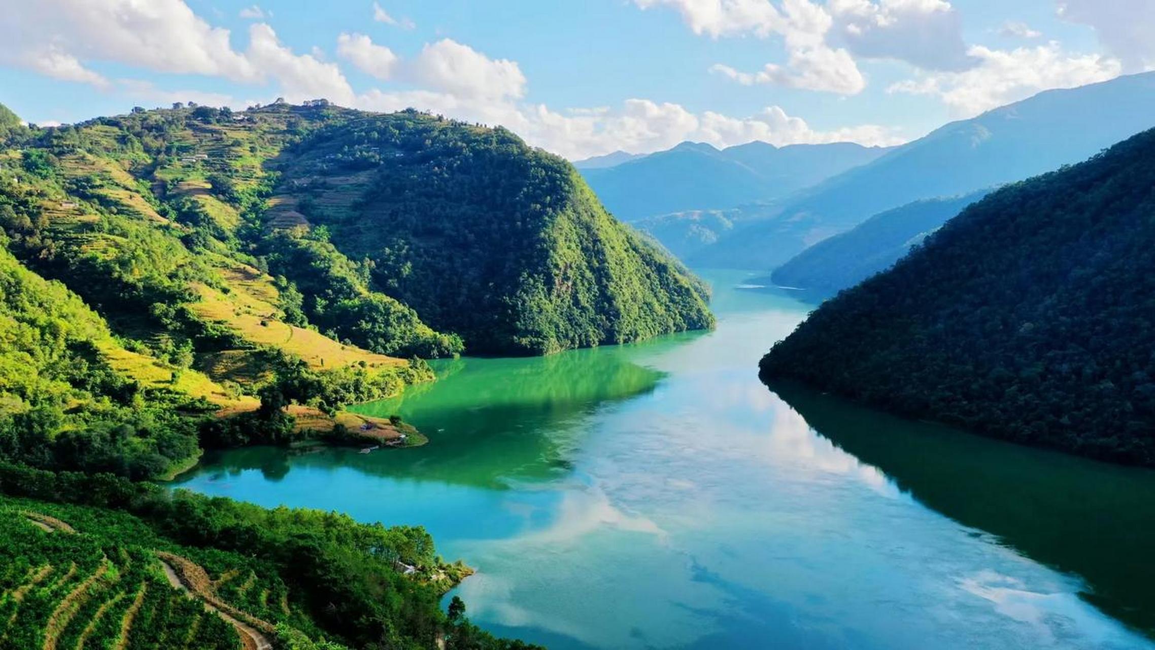 大理无量山山水手机里的秋色 稀见美景 山水风景实拍
