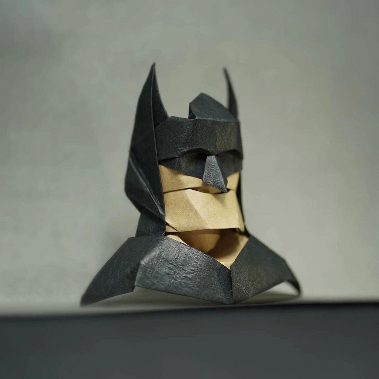 纸艺|折纸:有谁不爱蝙蝠侠6015暗黑骑士6015 作品分享 艺术家