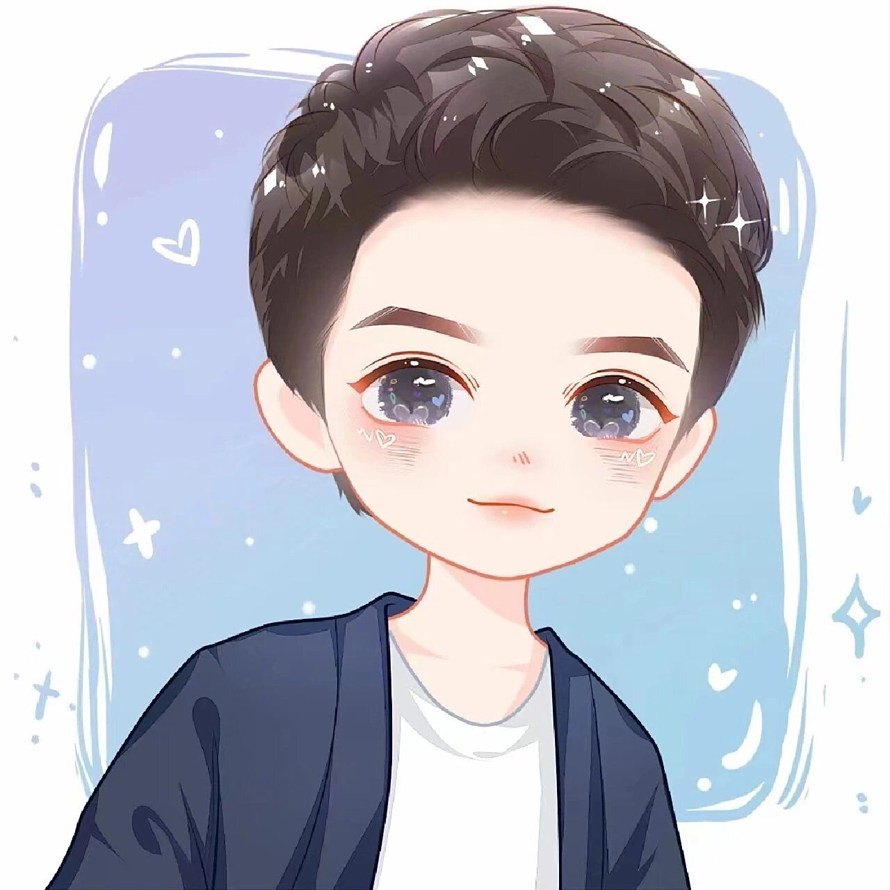 眉清目秀男生头像|阳光开朗男孩|卡通男头像