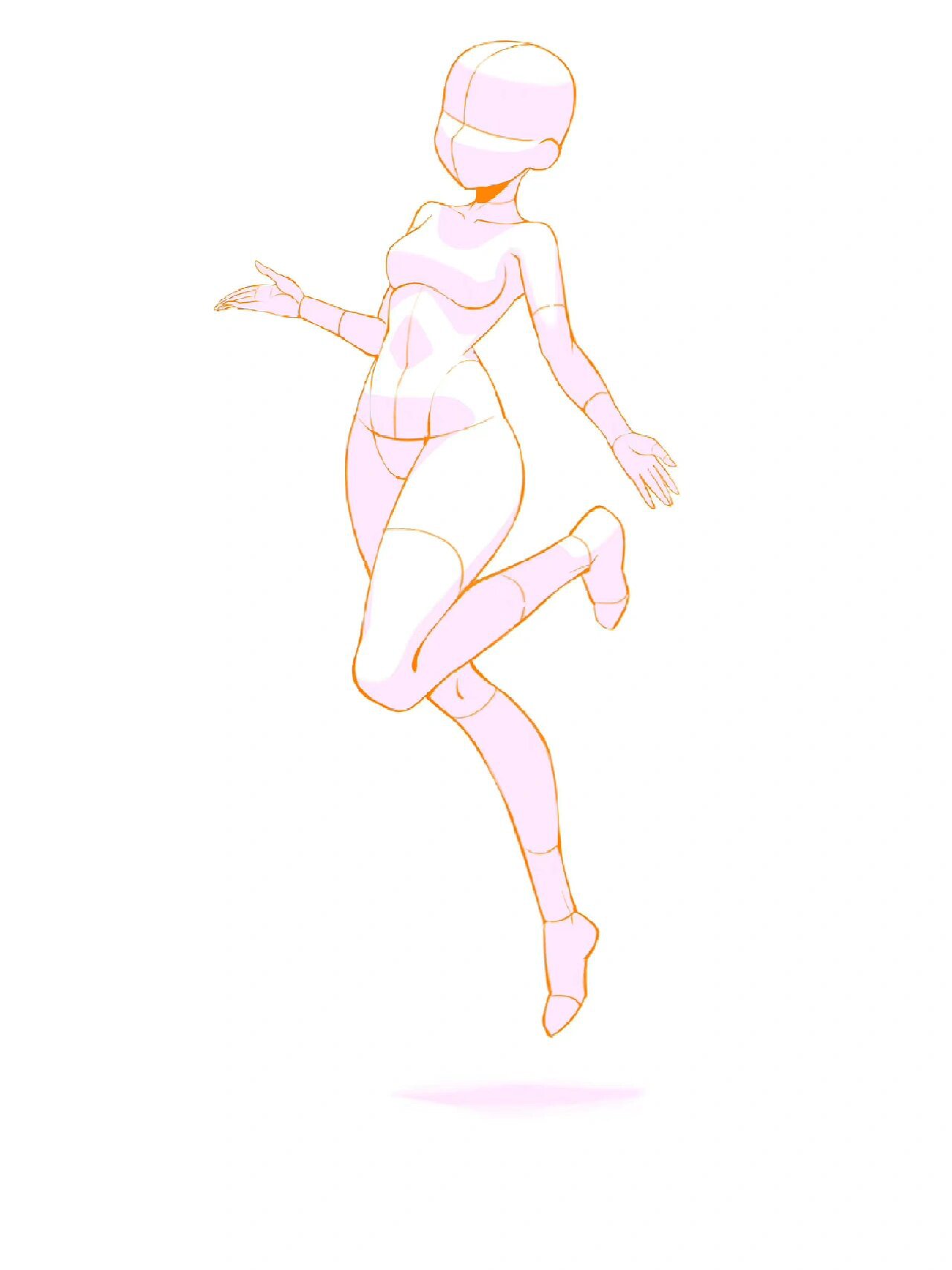 绘画参考 | 人体动态姿势参考 人体素材 77解锁更多绘画参考,让你的