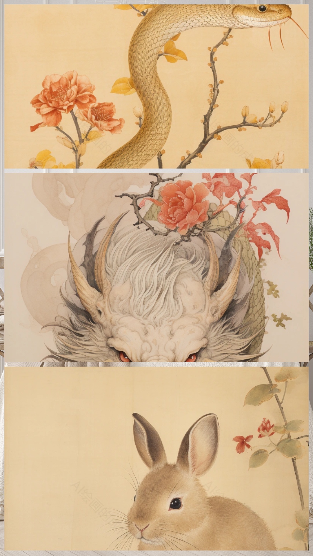 国画风韵·生肖十二象(非商用) 国画风韵·生肖十二象(非商用)
