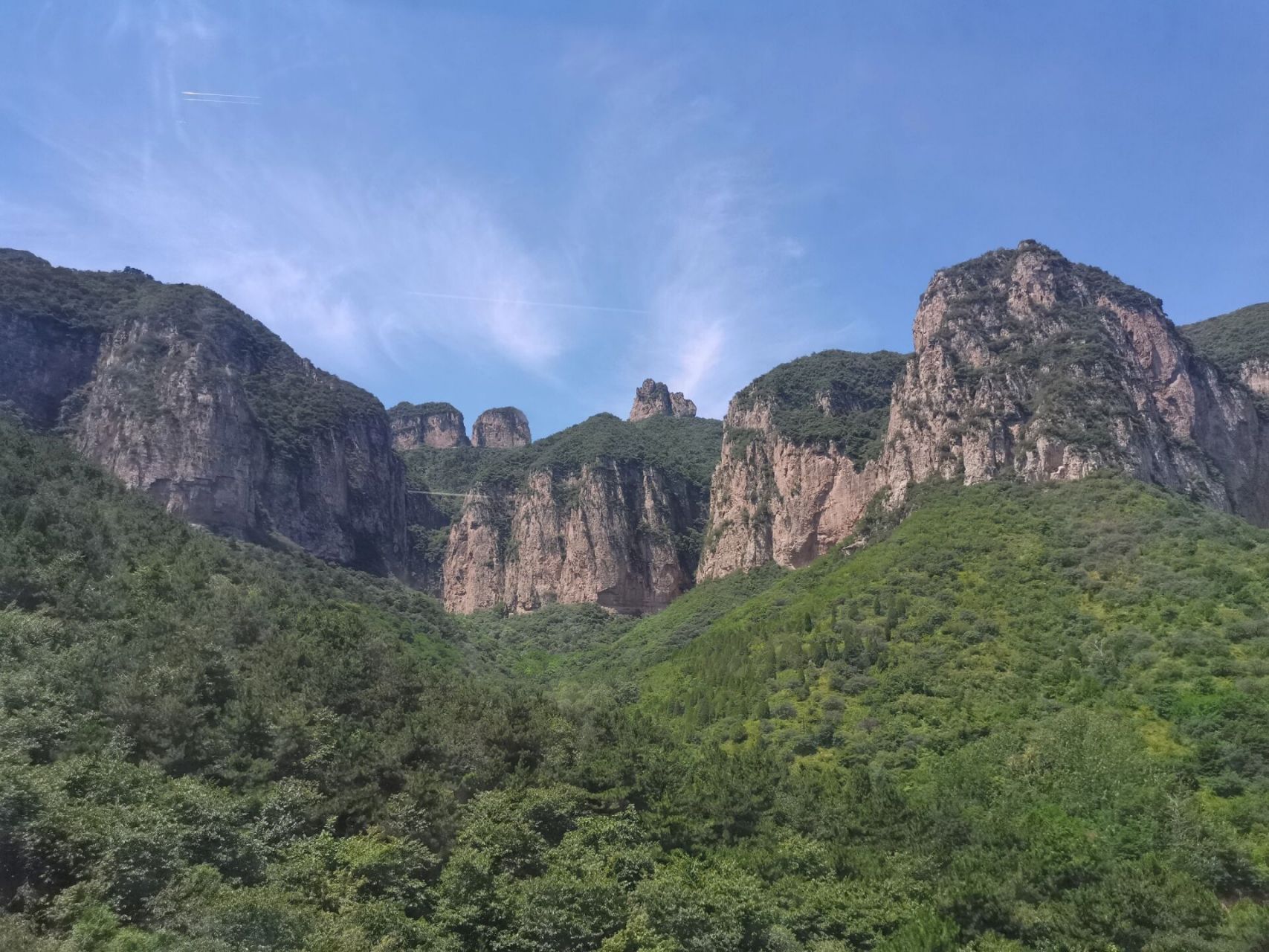 分享一周前一个人的一日游…… 太行五指山位于邯郸市涉县境内