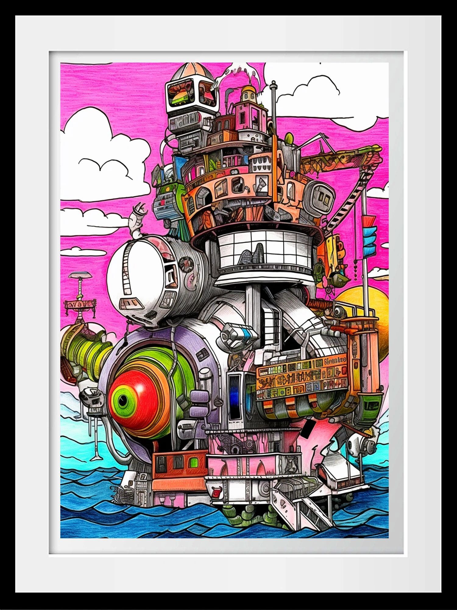 儿童科幻画系列素材7315