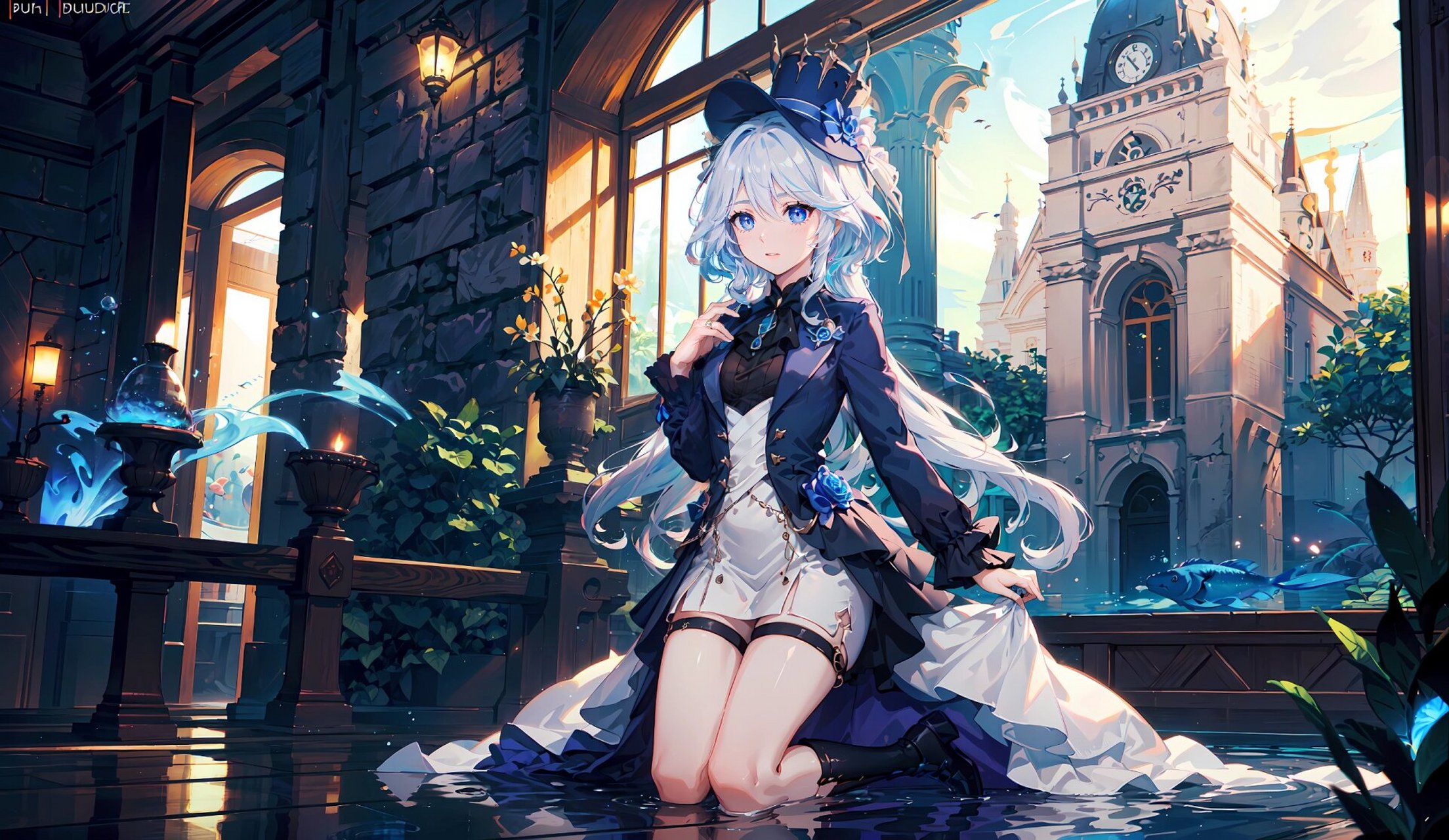 水神芙卡洛斯同人图二15张 喜欢自己拿图