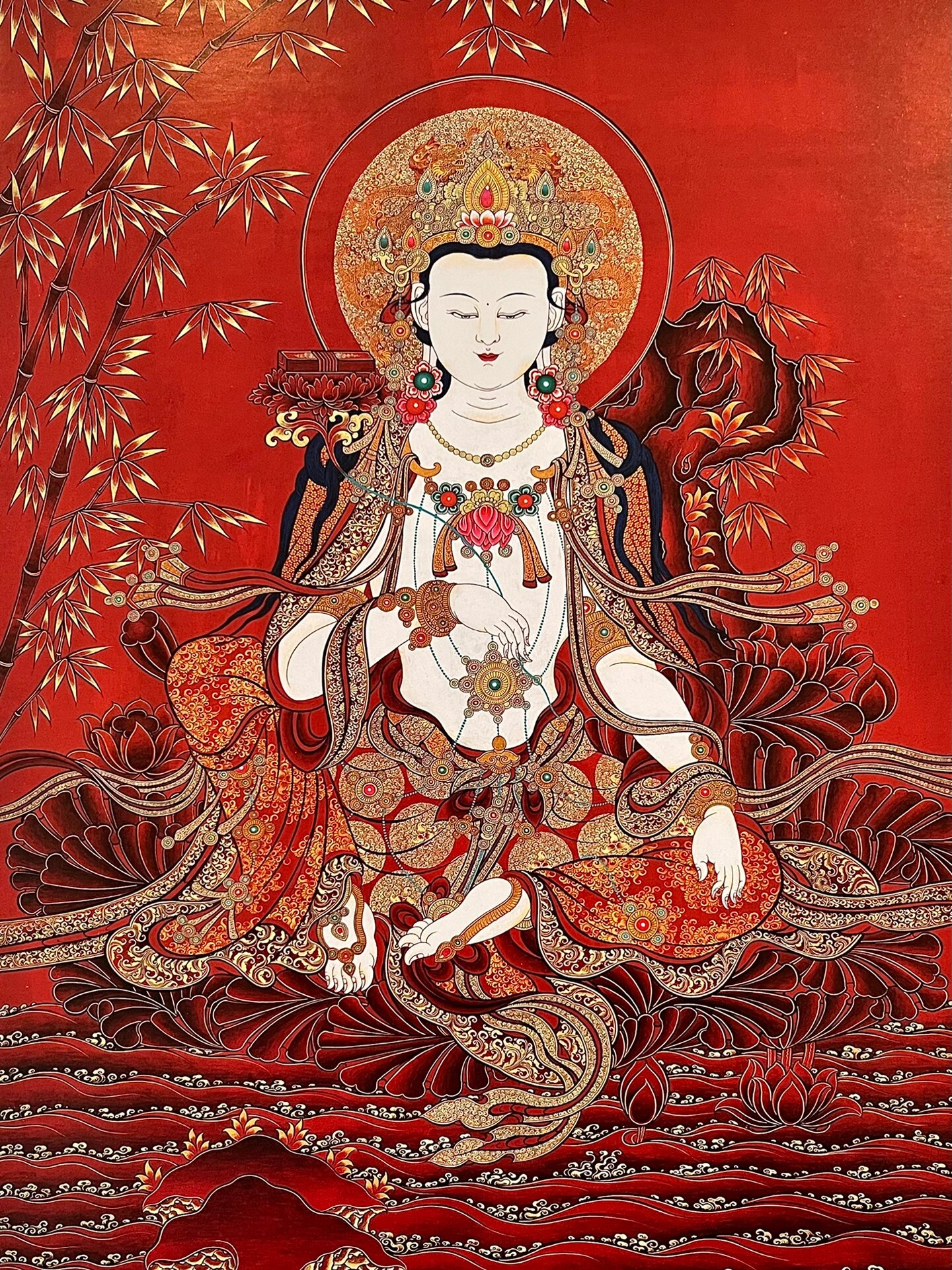 唐卡 | 佛光之灵,绝妙画技