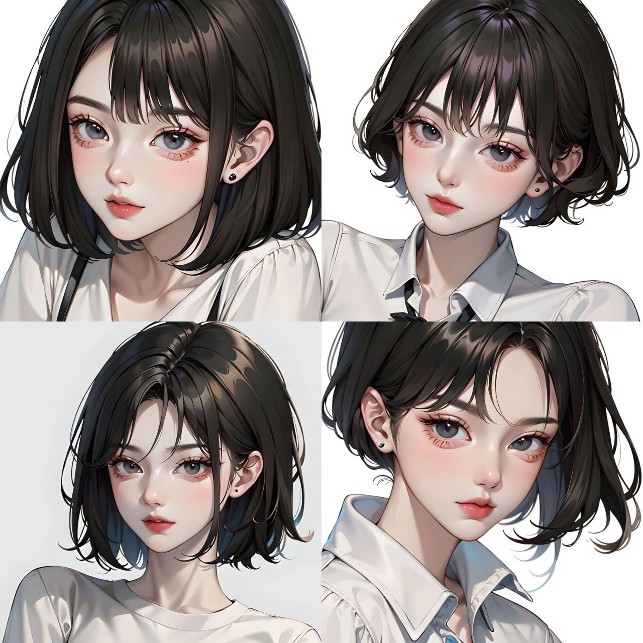 闺蜜头像～黑色短发姐姐 还有啥想看的92