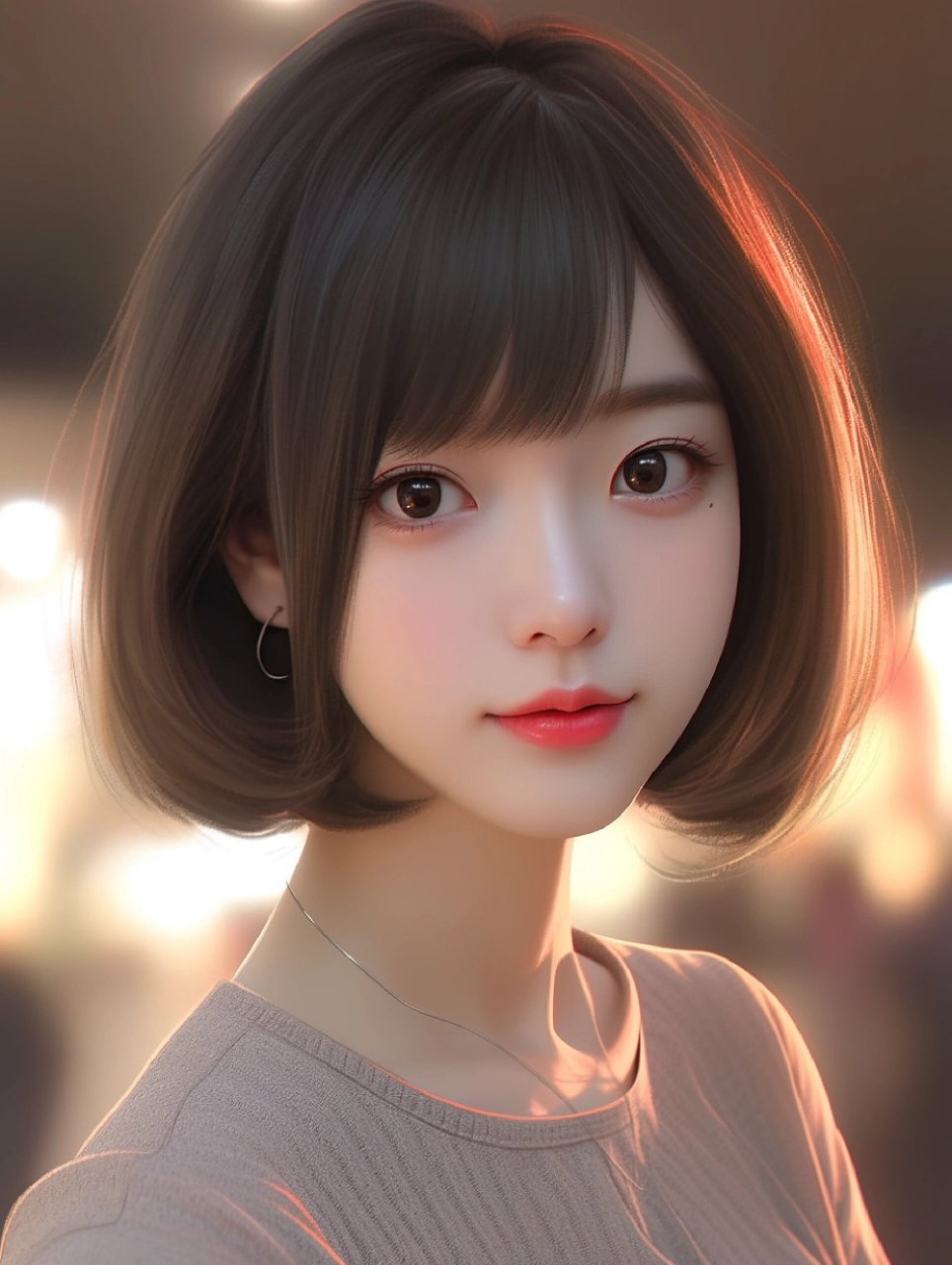 波波头短发发型图片 亲爱的朋友们,今天我要和大家分享一组超级时尚的