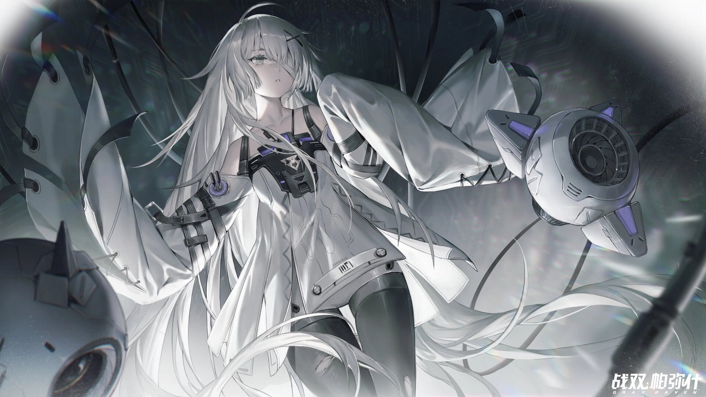 战双-21号壁纸 官方那边挖到的,私信给图