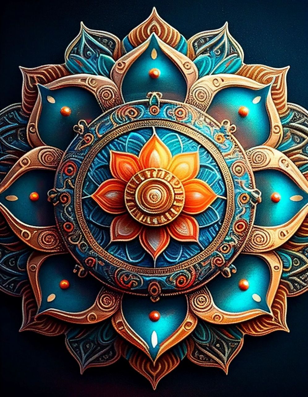 七款绝美的原创立体曼陀罗图 大家如果看上哪个图,可以自用,如果转发