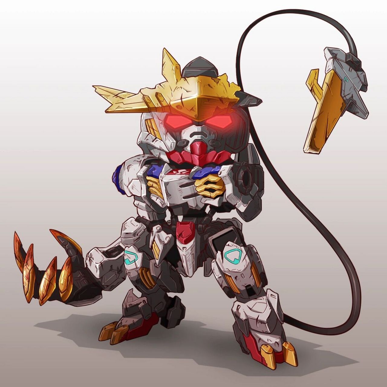 有史以来最帅的高达,巴巴托斯狼王  科幻 点赞加收藏,走路不迷路,再来