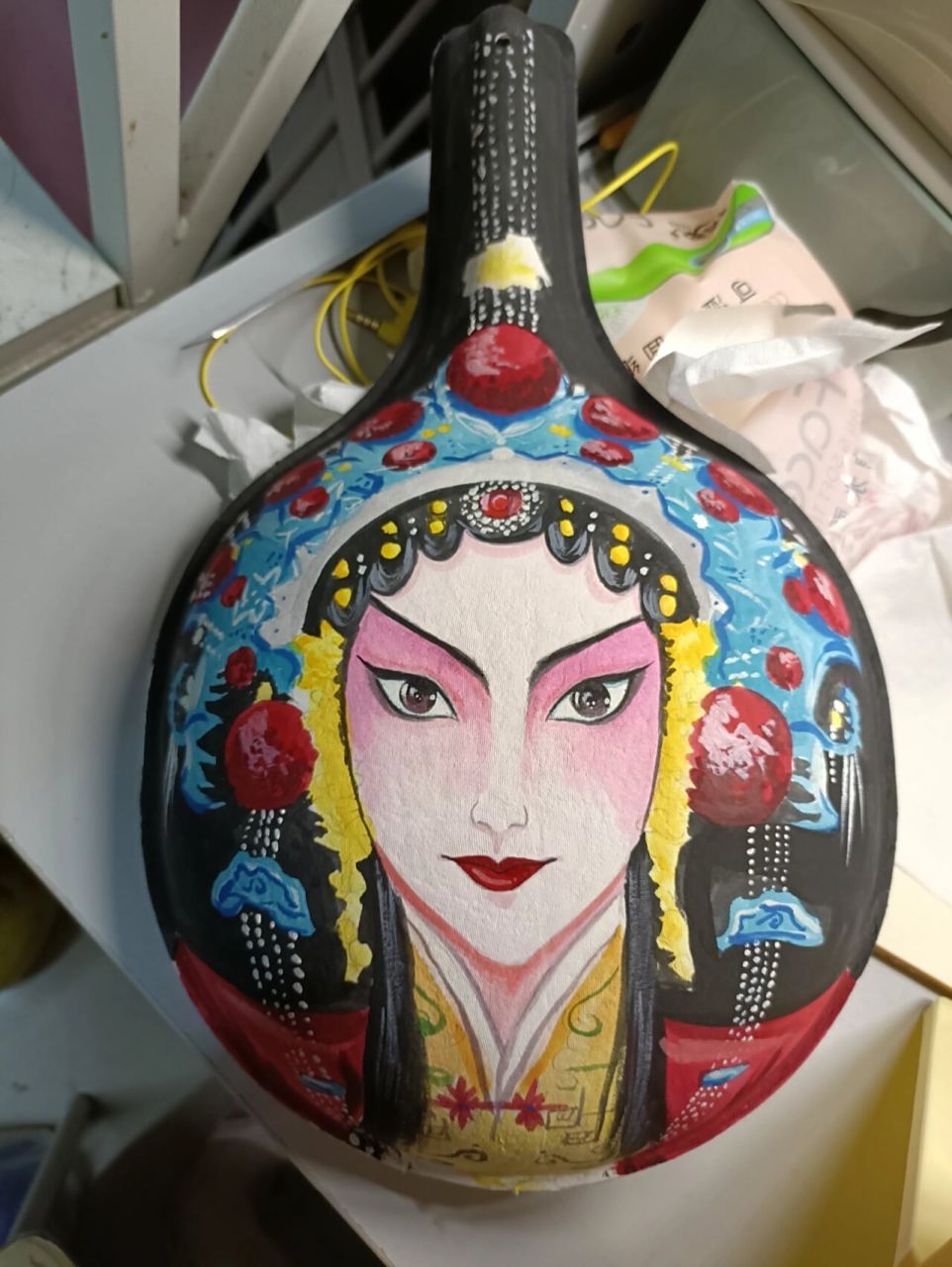 马勺 京剧脸谱  注意事项 1.