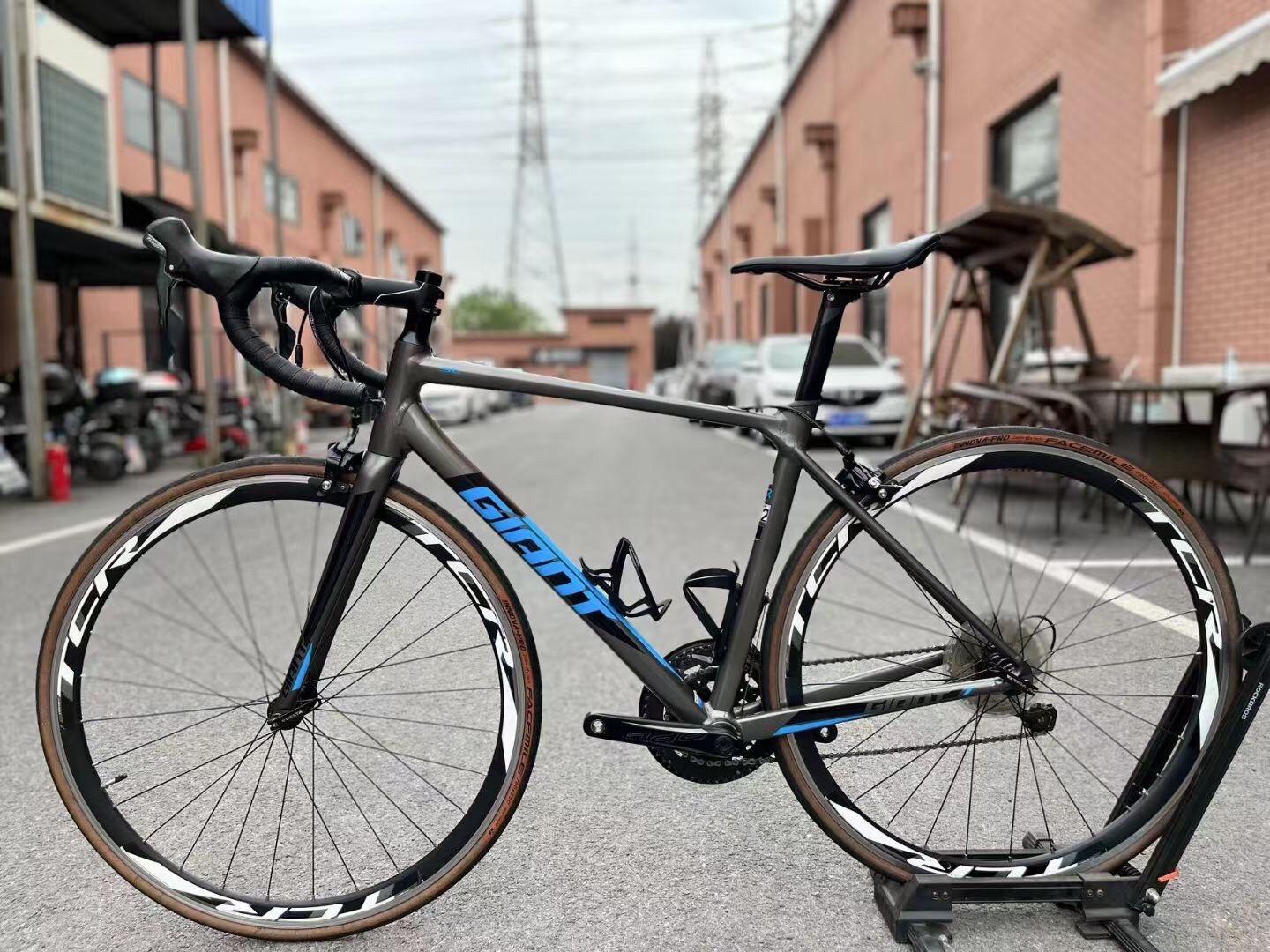 捷安特tcr sl2,禧玛诺20速套件,升级105刹车卡钳,,图片实拍,支持自提