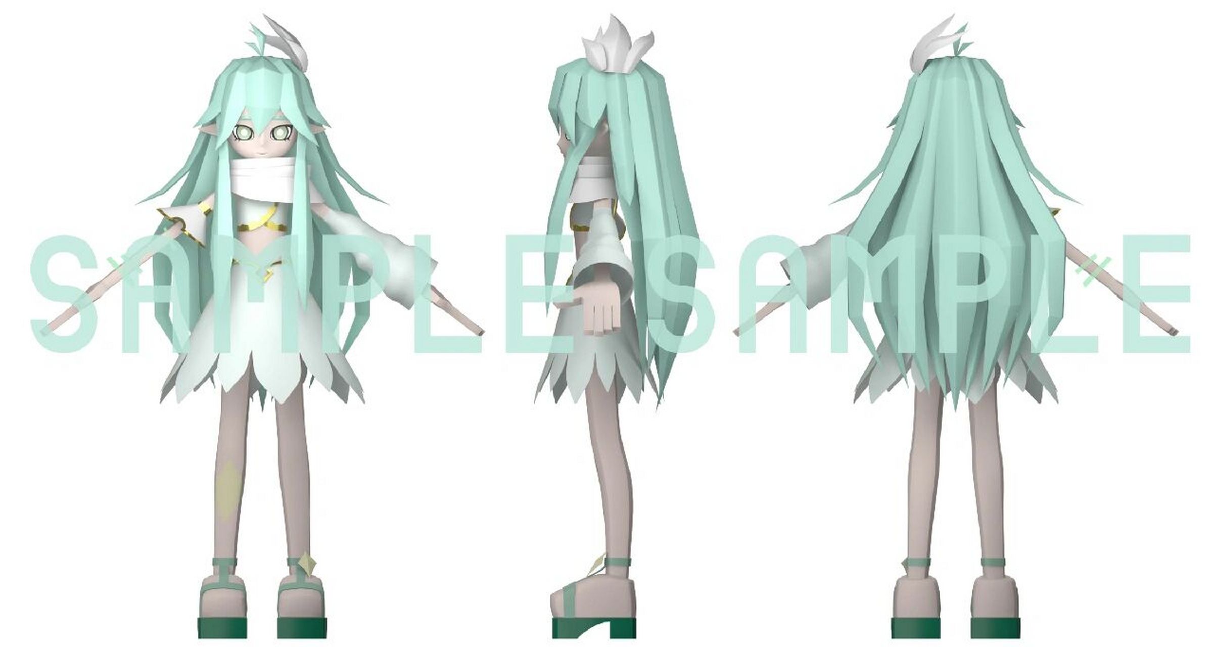 【稿件展示】仿凹凸世界画风人物模型 11.