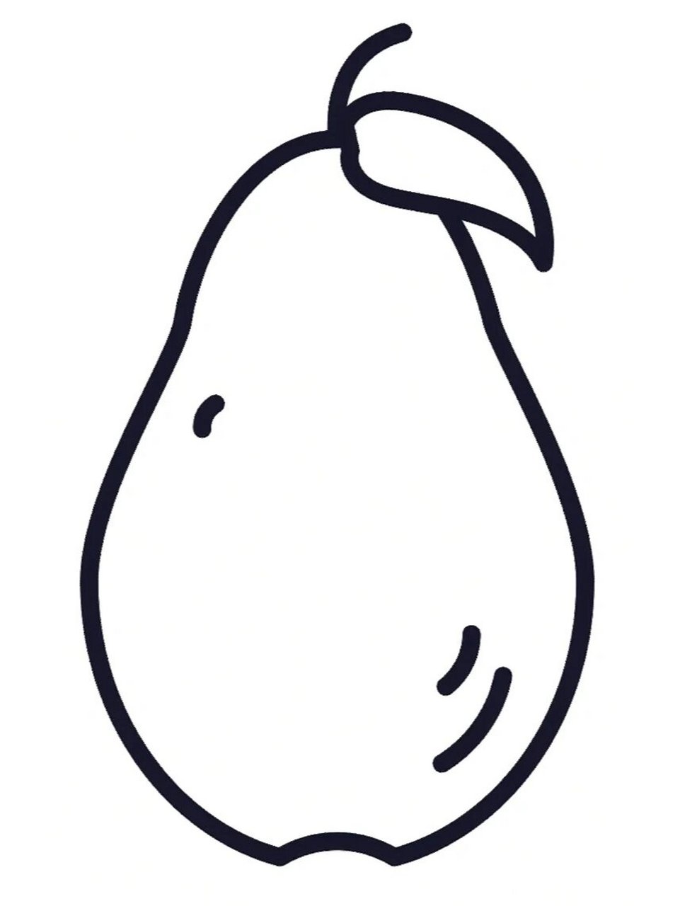 夏季水果/蔬果简笔画大全(二) 西瓜 西红柿 草莓 香蕉 桃子 柠檬 苹果