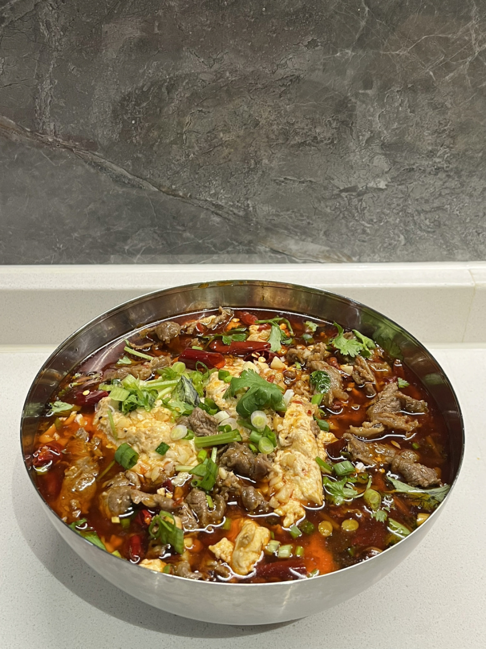 在家也能吃的豆花牛肉!00(附教程) 豆花儿可太有味了!