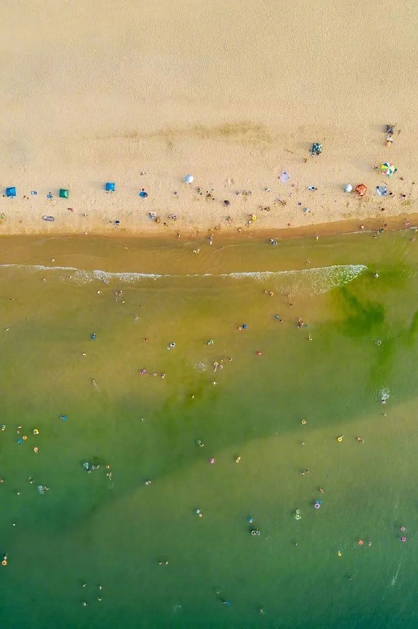 沿着黄河遇见海#  山东有着超长的黄金海岸线,大海是山东鲜明的印记.