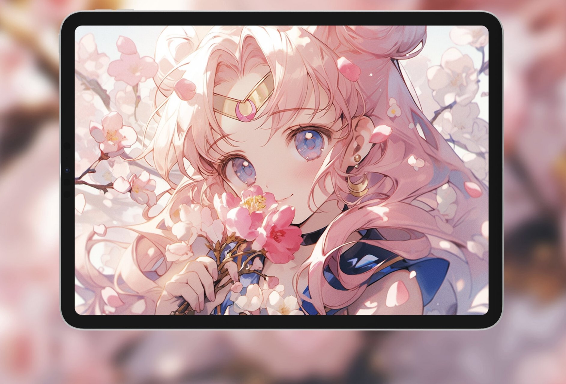 ai壁纸|美少女战士|月野兔 桃99月野兔 少女该换壁纸了