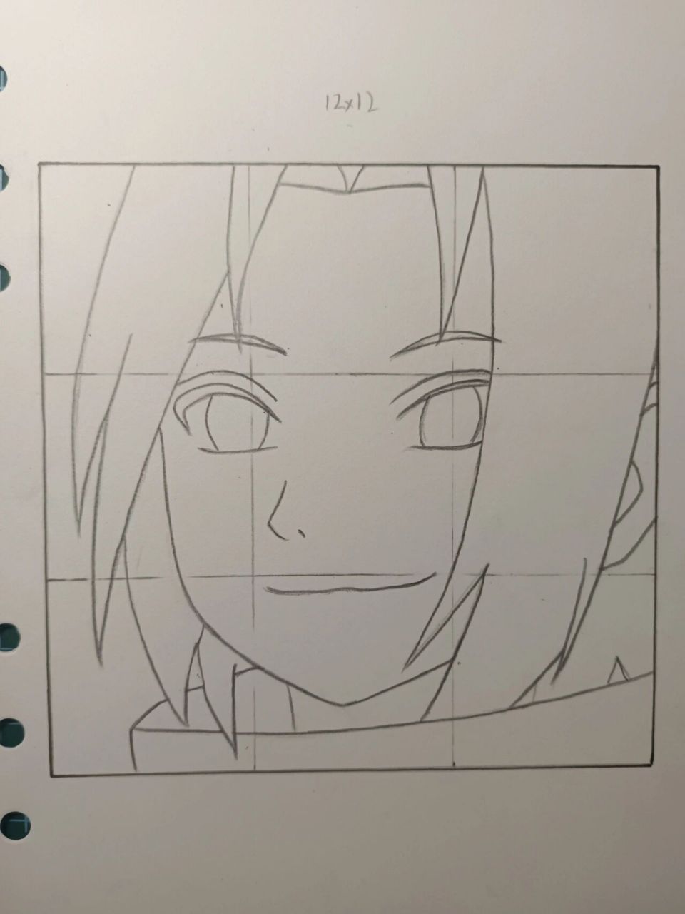 手把手教你画超可爱的佐助 这次真的很简单哦.