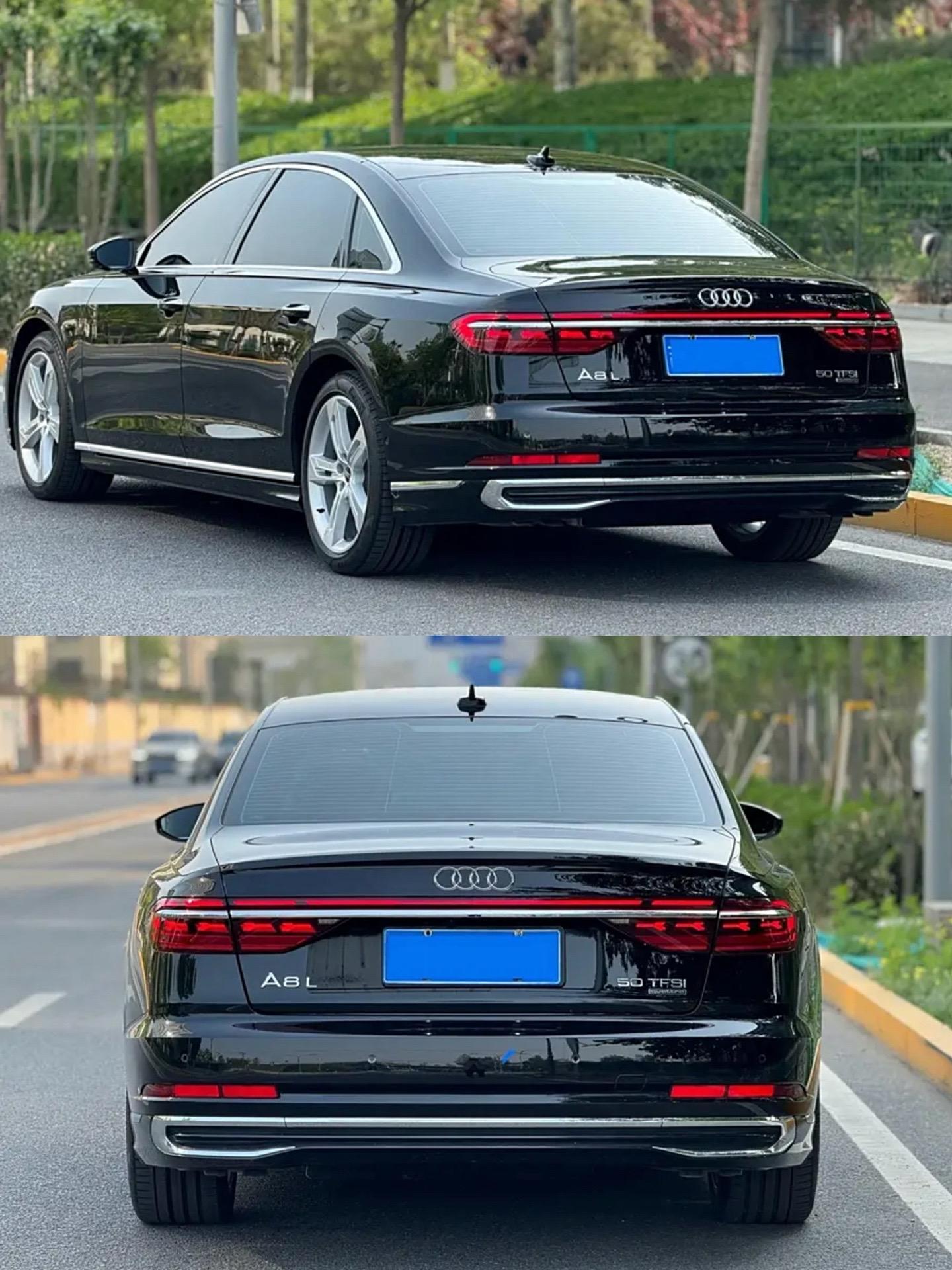 奥迪a8 2023款 a8l 50 tfsi quattro 臻选型 上牌时间2023年02月 表显