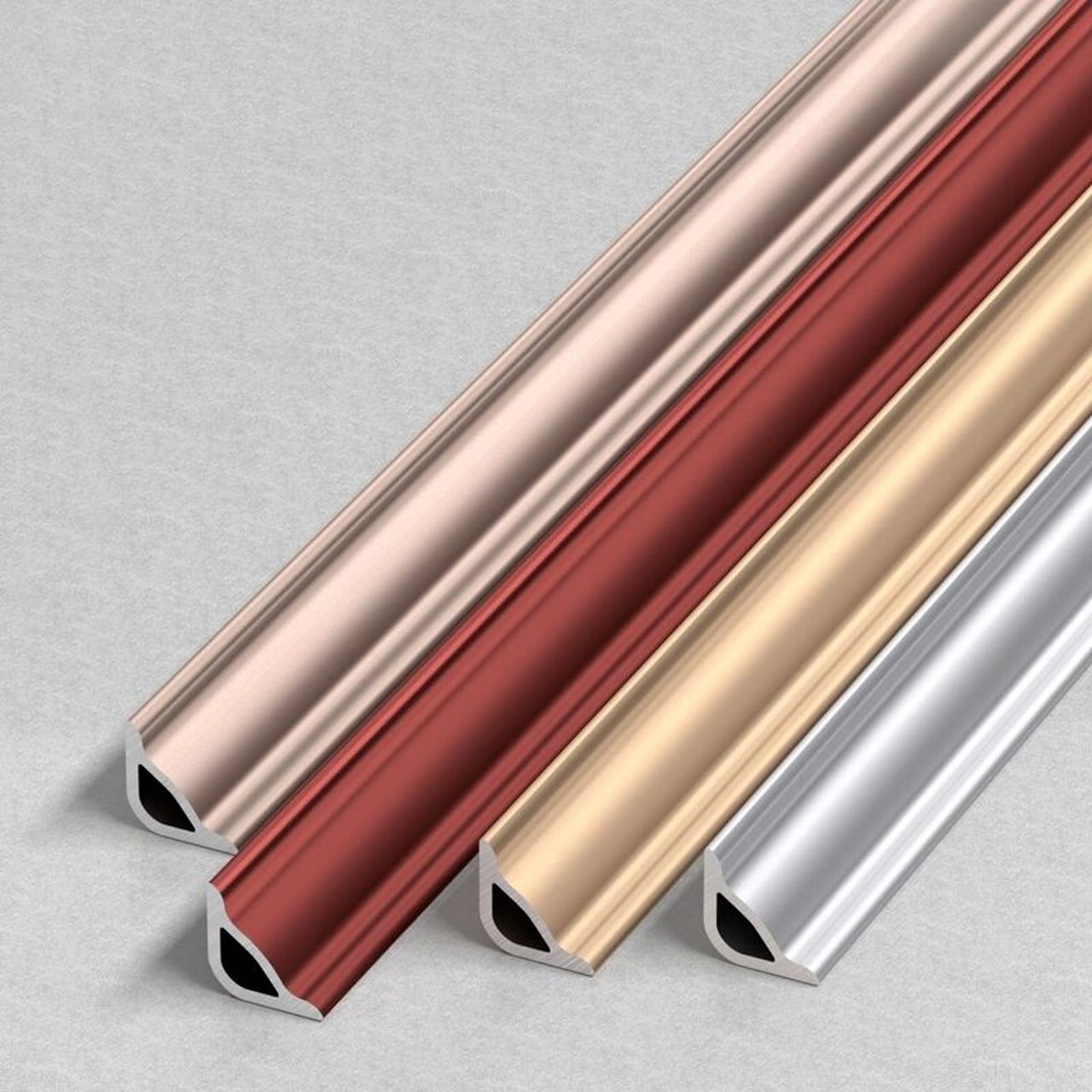 铝合金阴角收口条 加厚铝合金阴角条装饰条吊顶背景墙阴角收口条金属