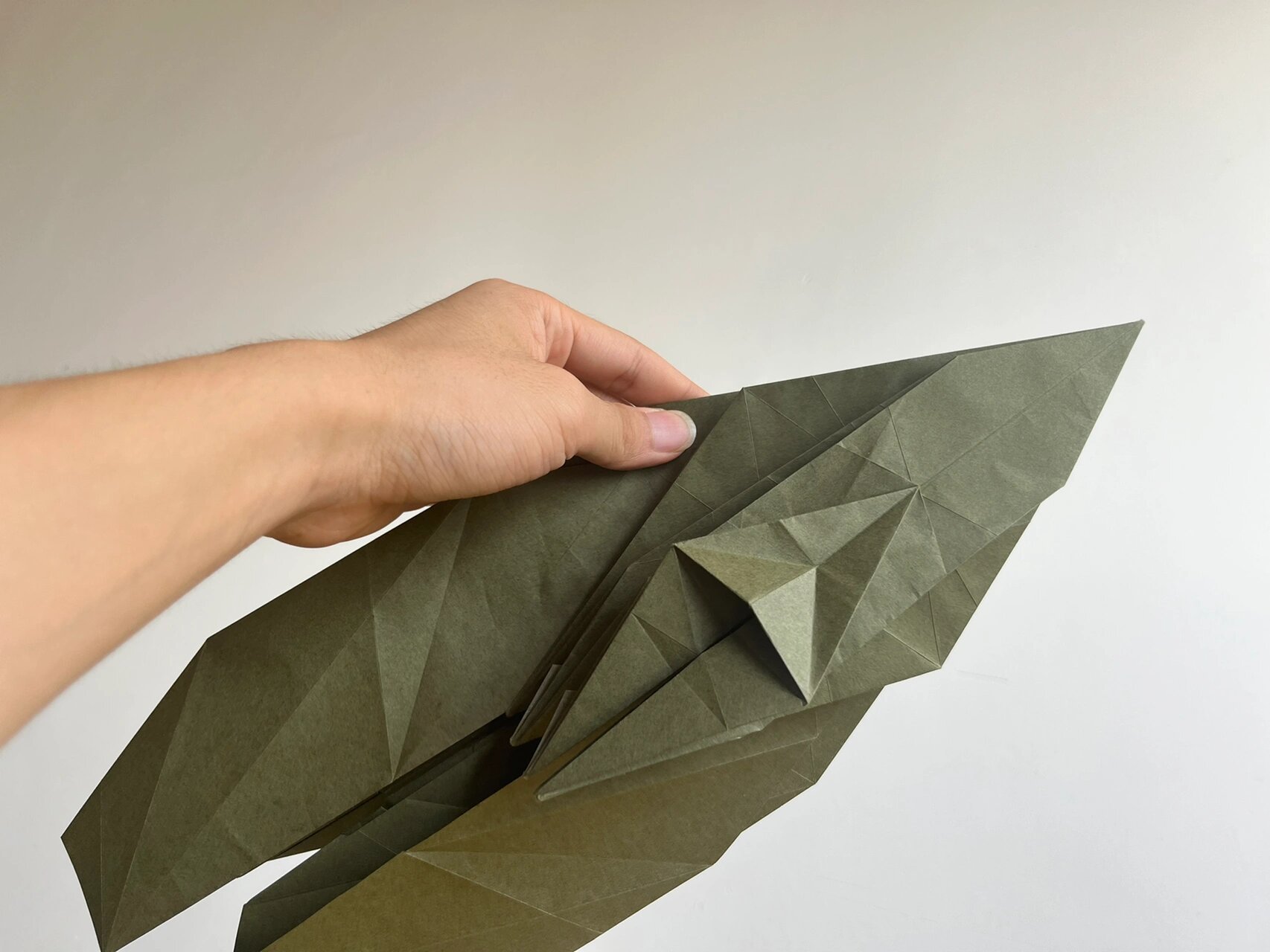 【现代折纸】异特龙(allosaurus) 72设计: jeong jae il 72折拍