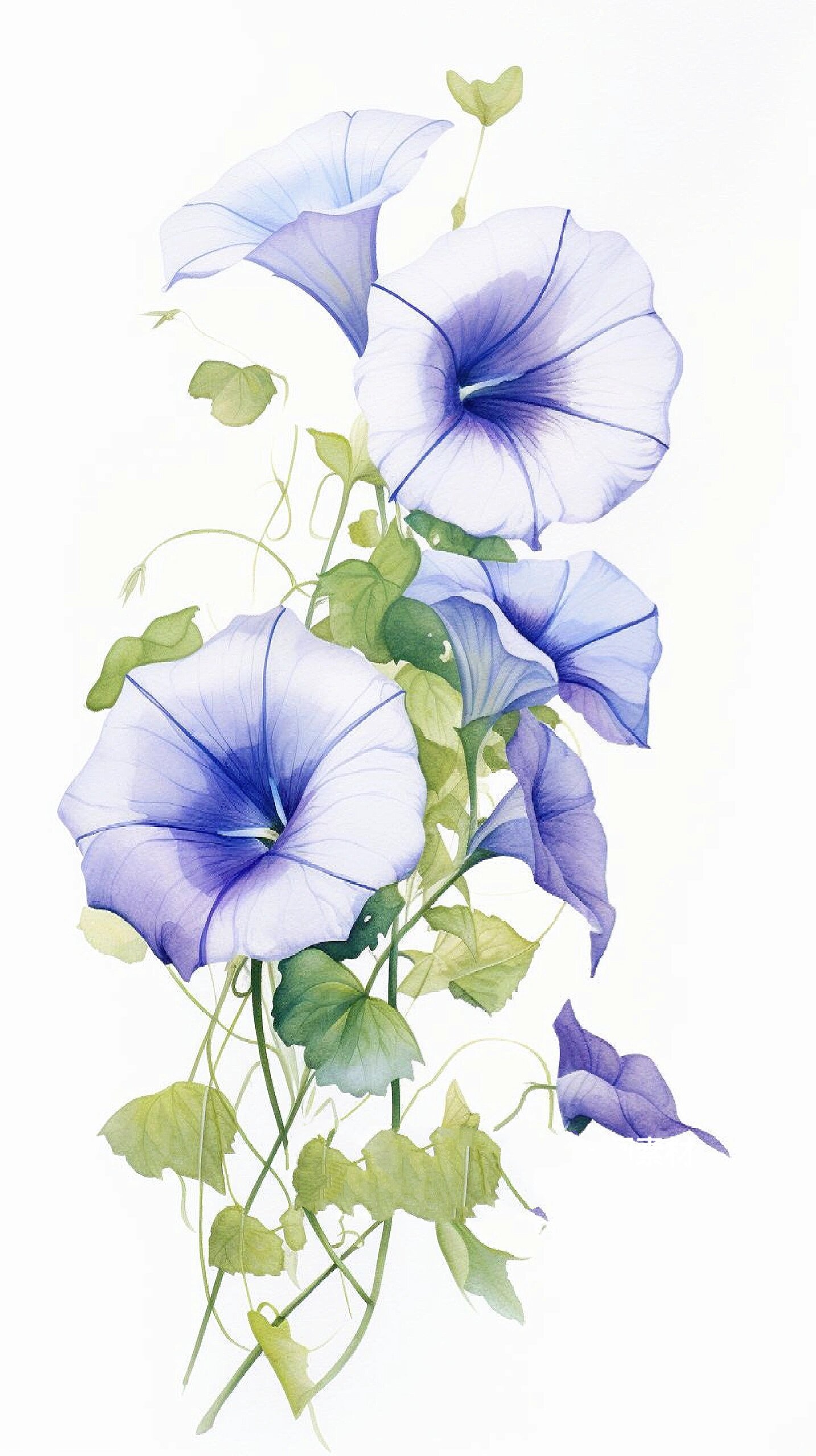 绘画素材1000更~喇叭花