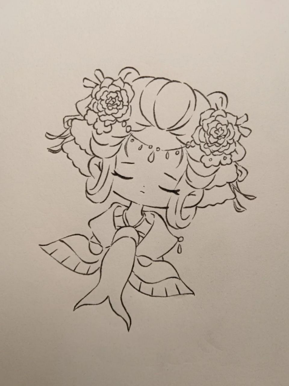 10秒画一只九尾狐少女 10秒画一只九尾狐少女!