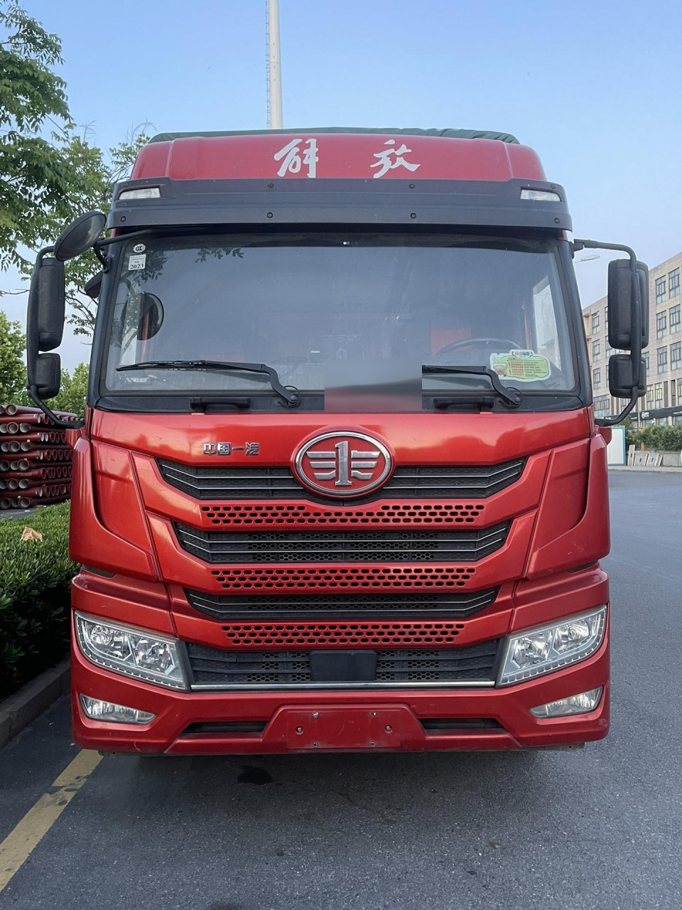 解放jk6四缸220马力6米8高栏车,21年8月份上牌大保险同步,实表公里数