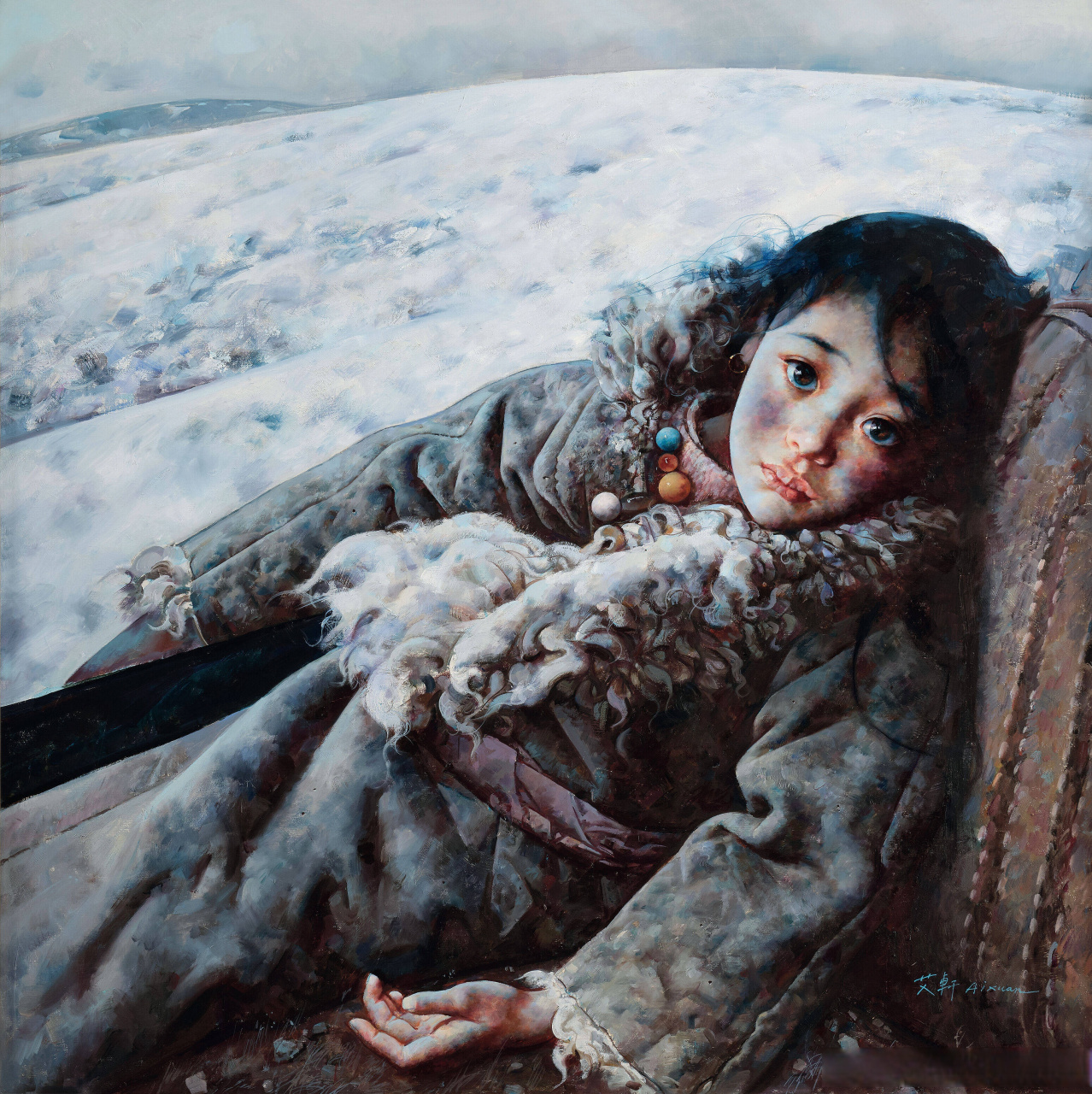 艾轩"西藏系列"油画