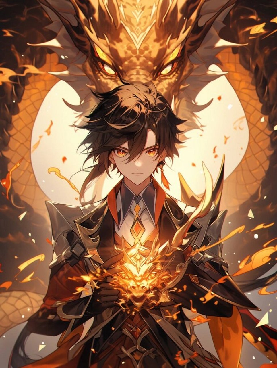 原神系列-璃月港港主钟离 本名来源于为所罗门七十二柱魔神第二十一柱