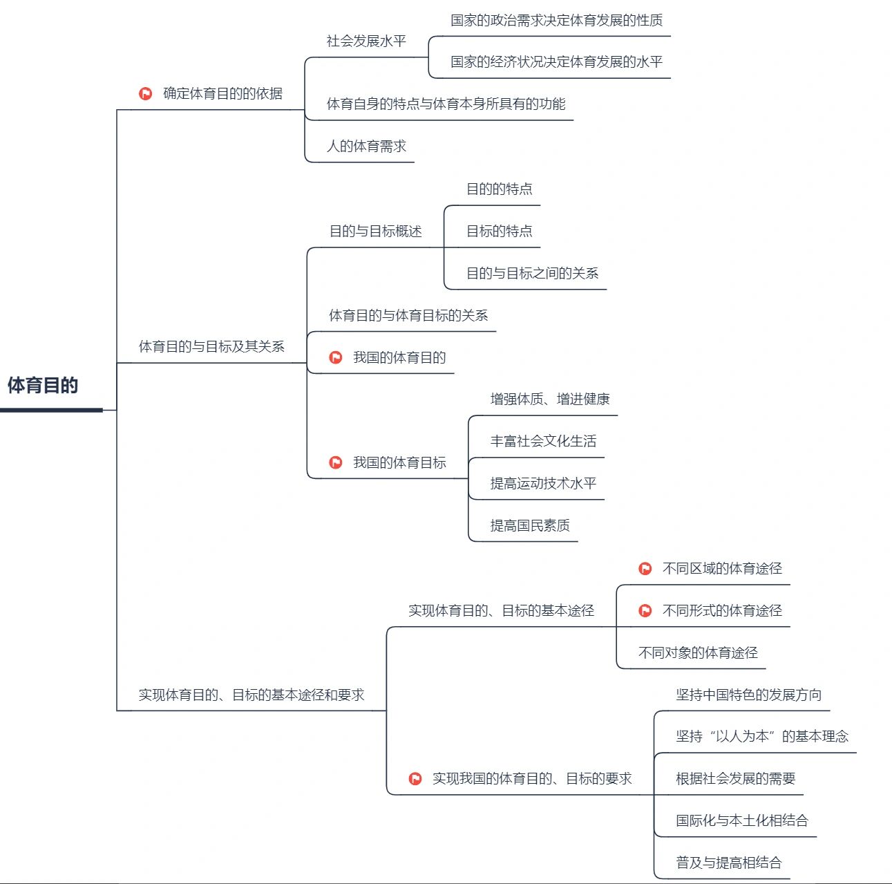 中考体育思维导图图片