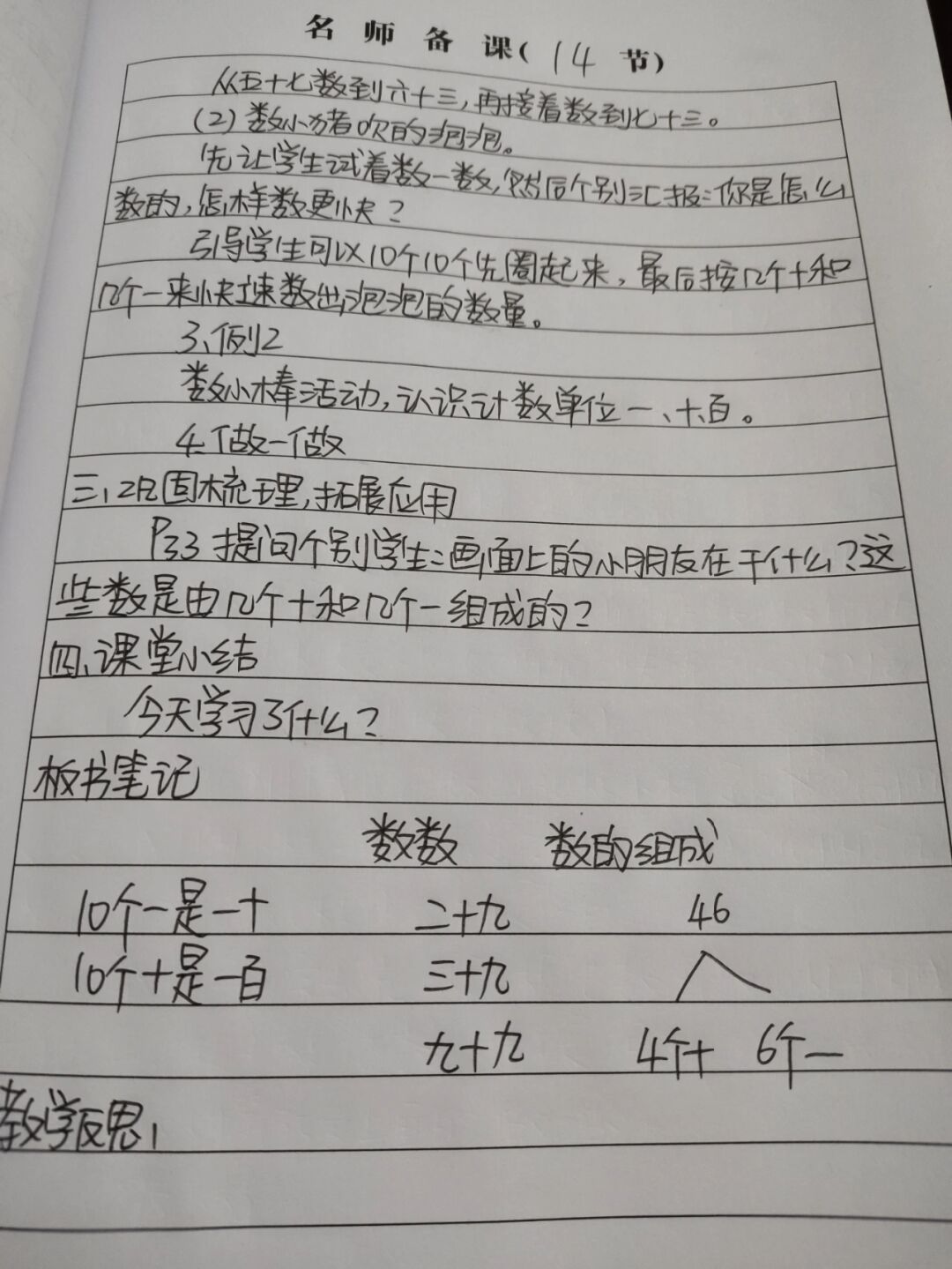 一年级数学教师备课资源包(一年级数学教师开学第一课ppt)