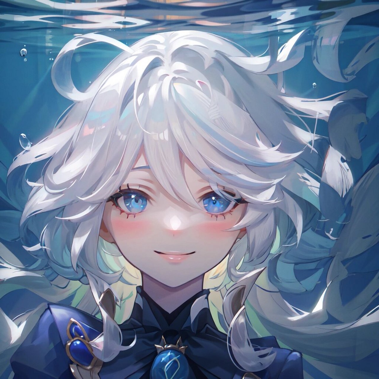 水神芙卡洛斯小头像 #原神攻略# #原神水神芙卡洛斯# #原来你也玩原神