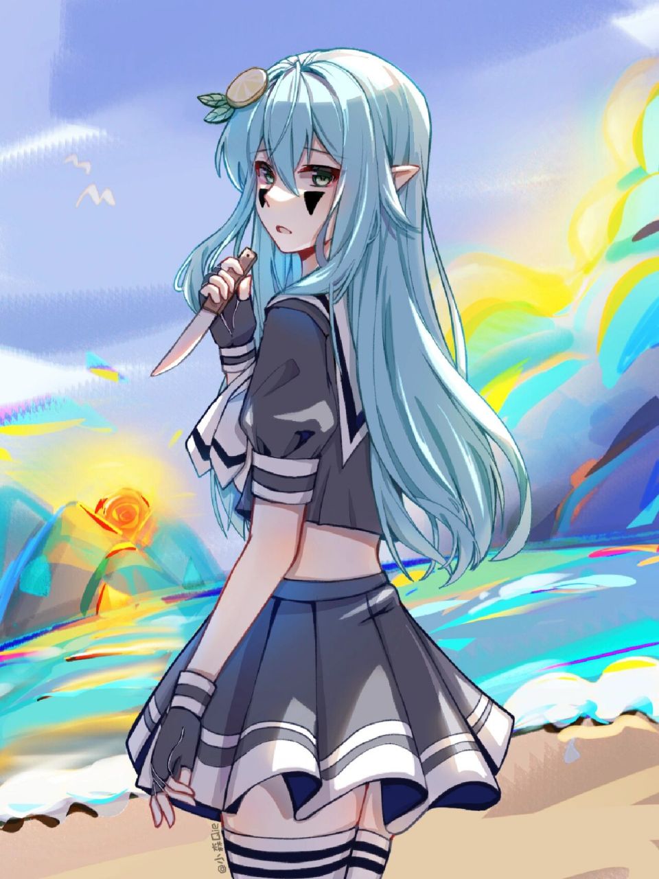 安莉洁 请忽略背景,只能说画背景的时候忘记光源了09