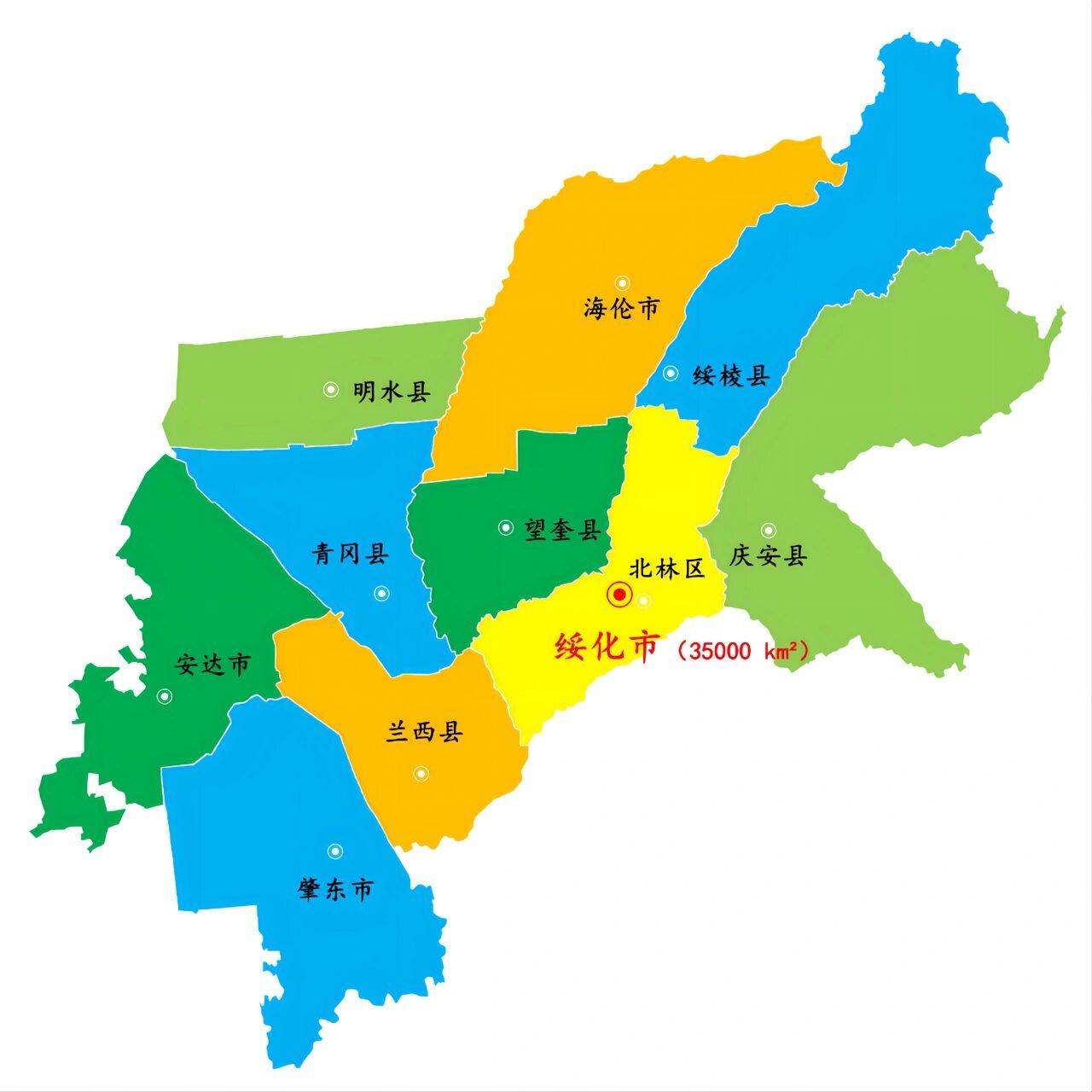 黑龙江绥化肇东地图图片