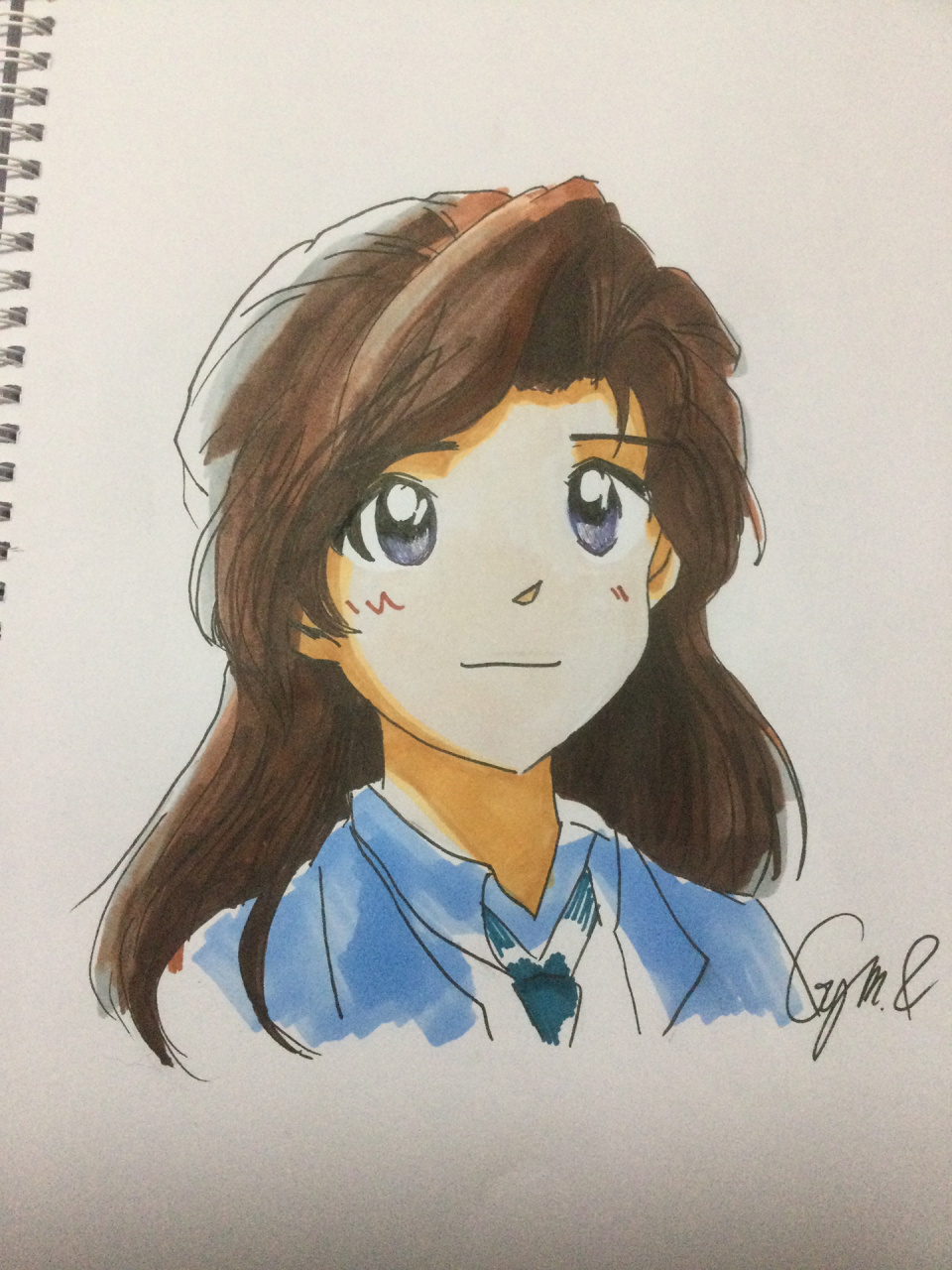 名柯绘画 小兰原型