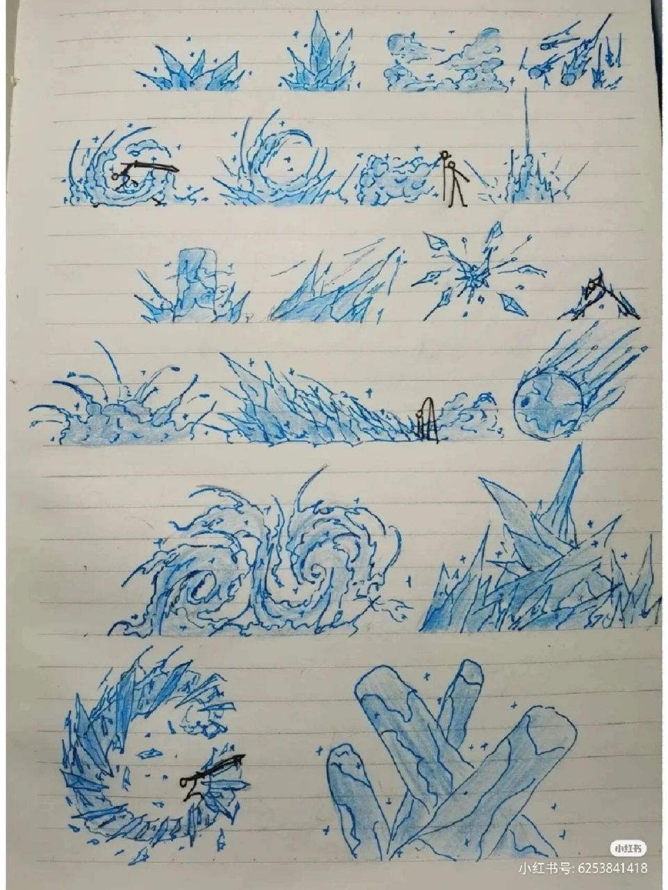 四大元素火柴人画法 四大元素火柴人画法