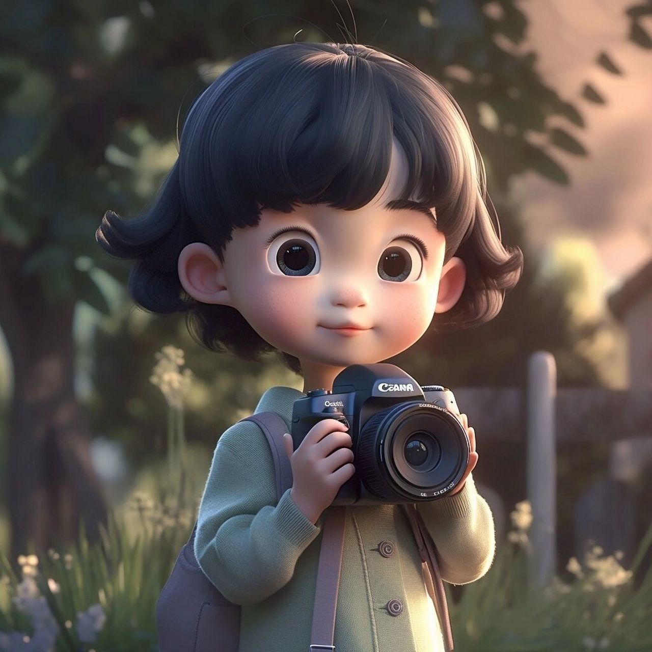 最新可爱职业头像-摄影师(女生版) 练一波可爱的职业头像,先来摄影师