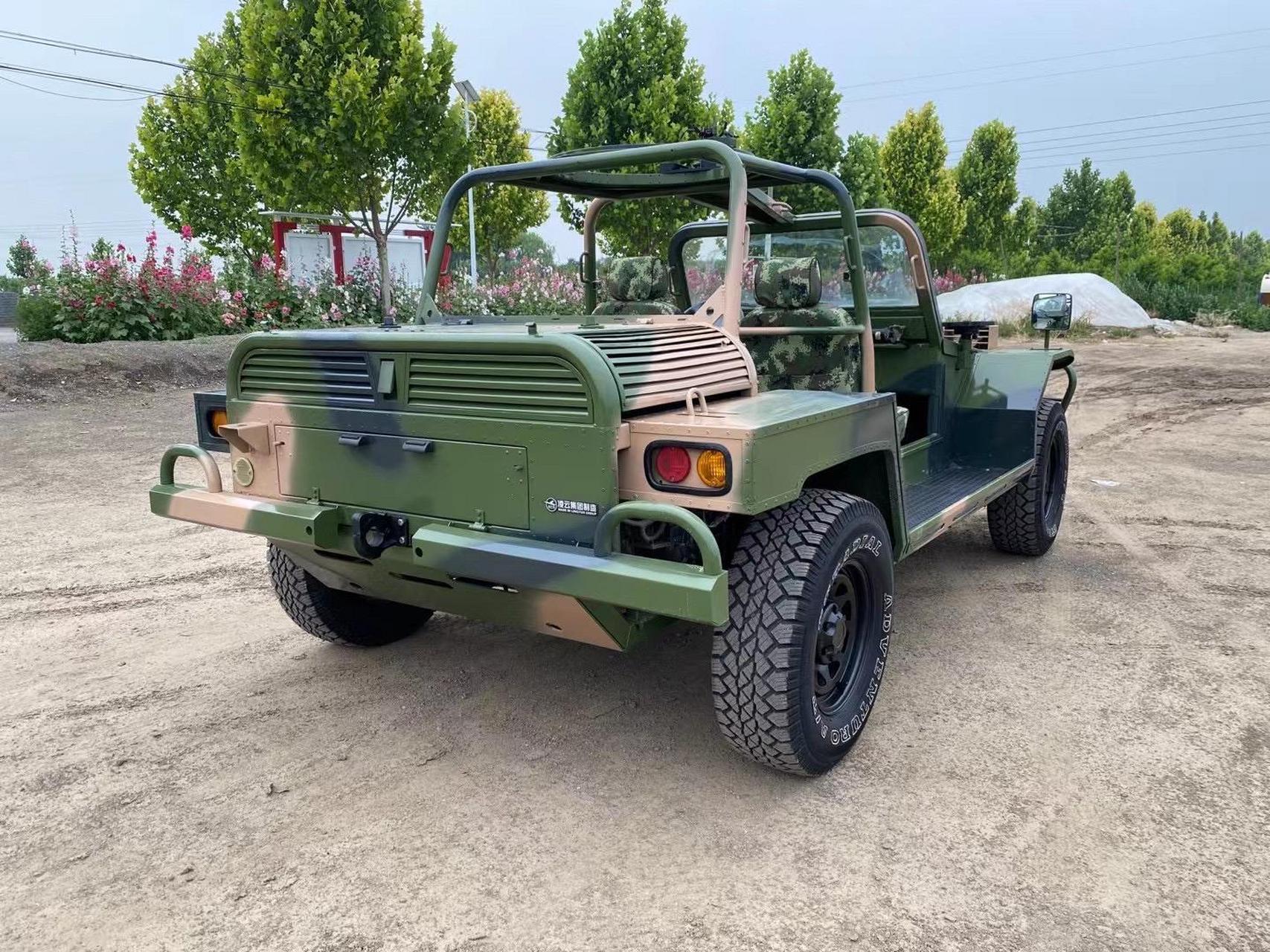 退役伞兵突击车,全车铝身打造.