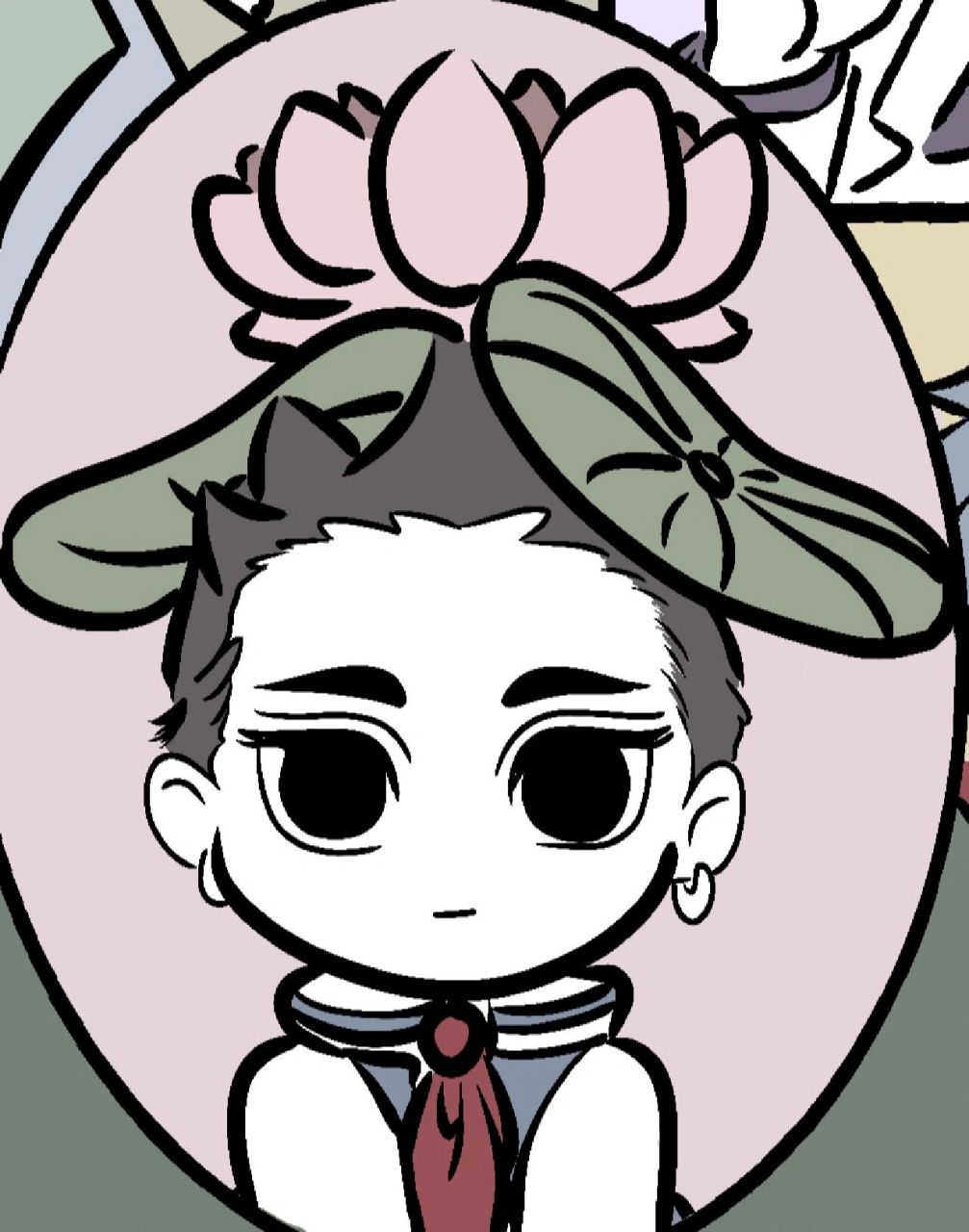 ipad绘画|非人哉插画壁纸来啦!(附线稿) 我太喜欢大士和哪吒去了!