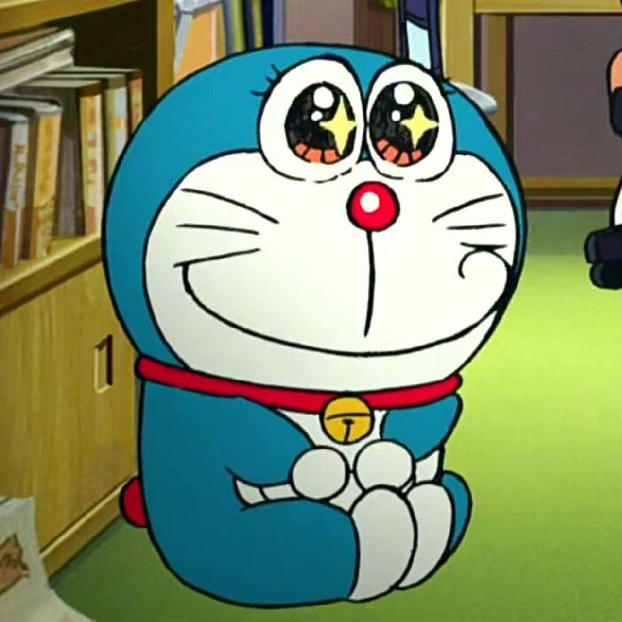 哆啦a梦表情包|眼睛瞪的像铜铃 "温情"的目光