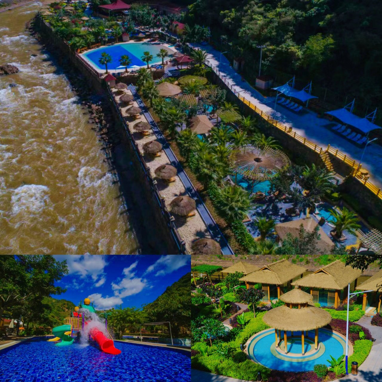 禄劝原始部落野温泉度假村 74营业时间:8:30-22:30 07车程:昆明