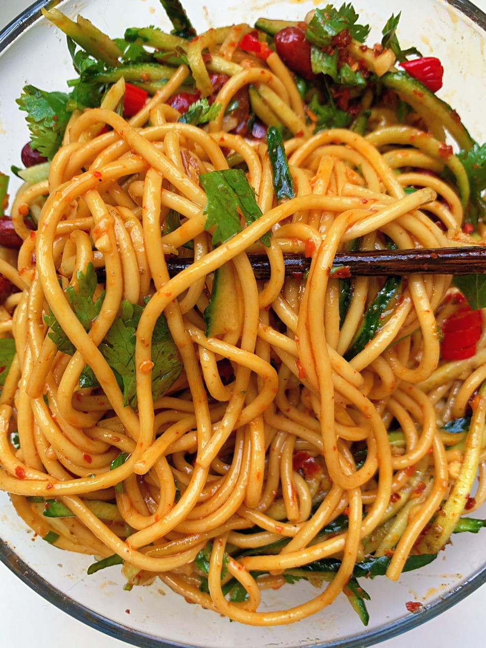 四川凉面做法 6015太好吃了准备出摊04快 最近天气好热 没什么