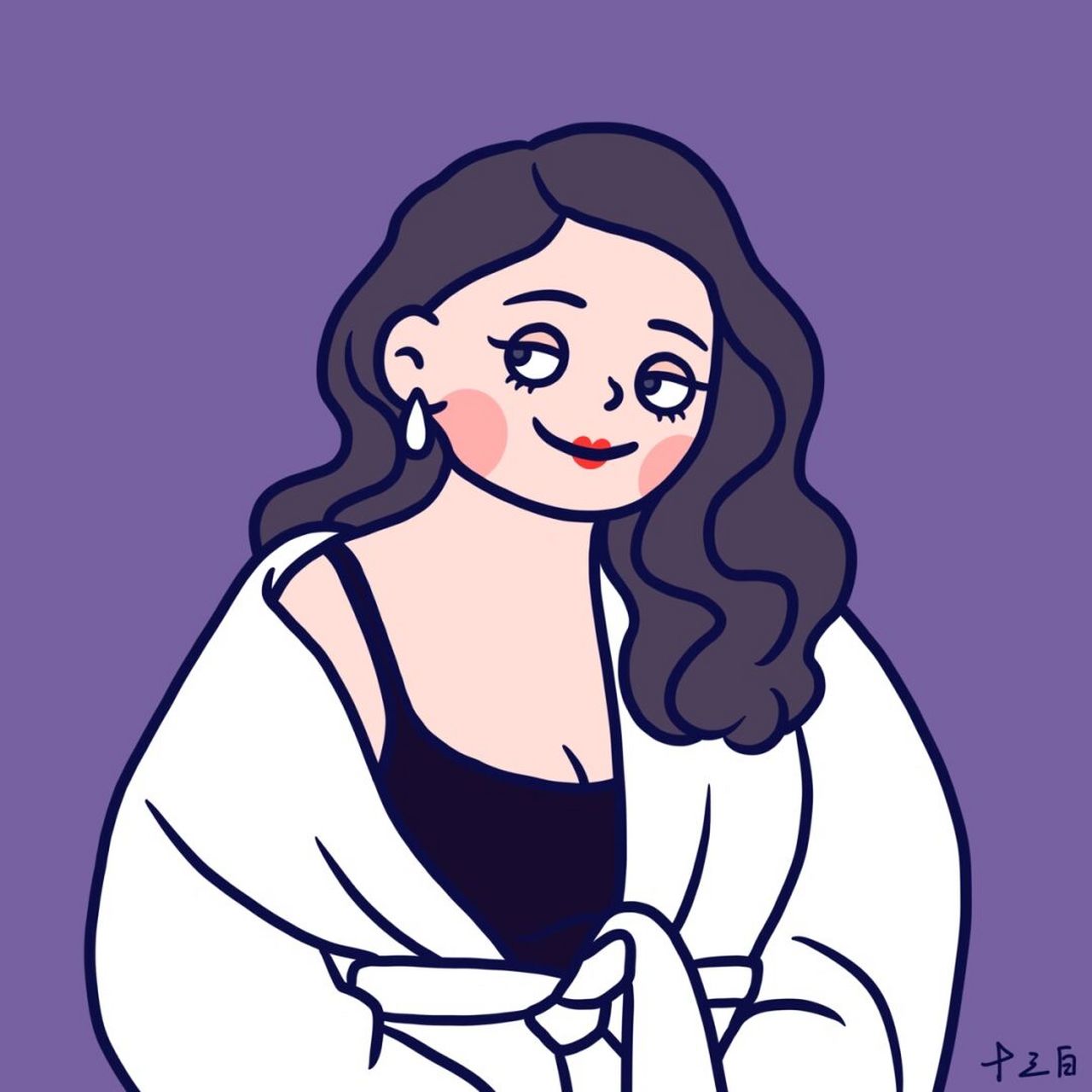 很优雅.95 可爱胖女人小头像.