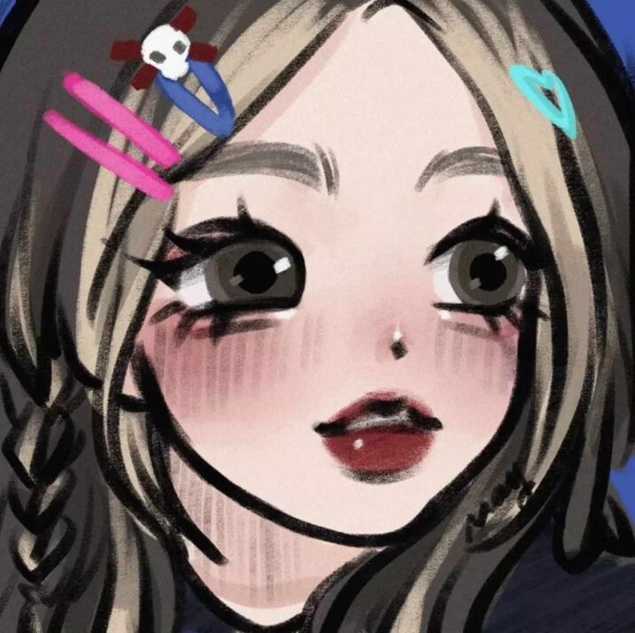 超火手绘动漫女生头像可爱霸气超好看